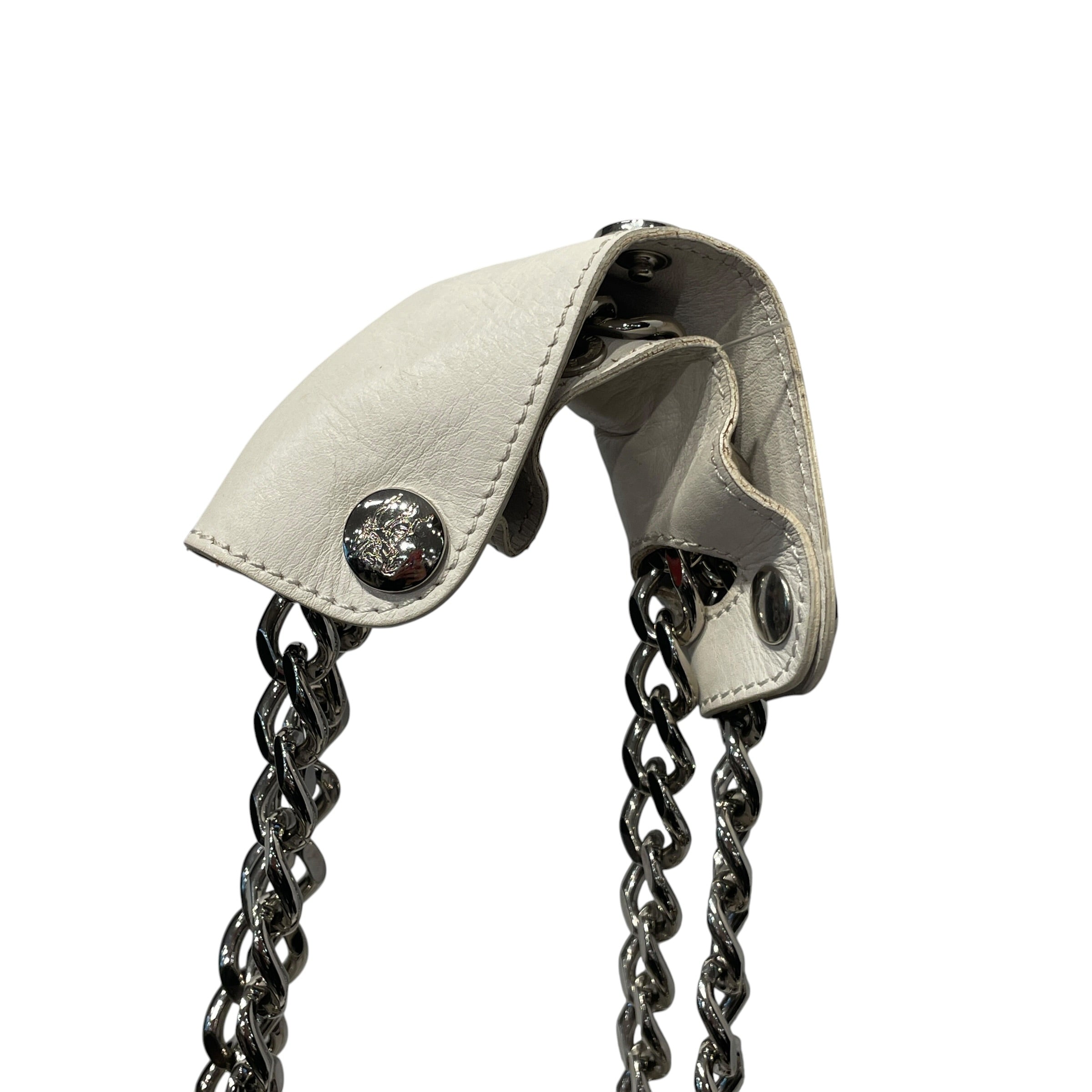 BURBERRY/Bag/Leather/WHT/QUILTED BUCKET BAG view 4