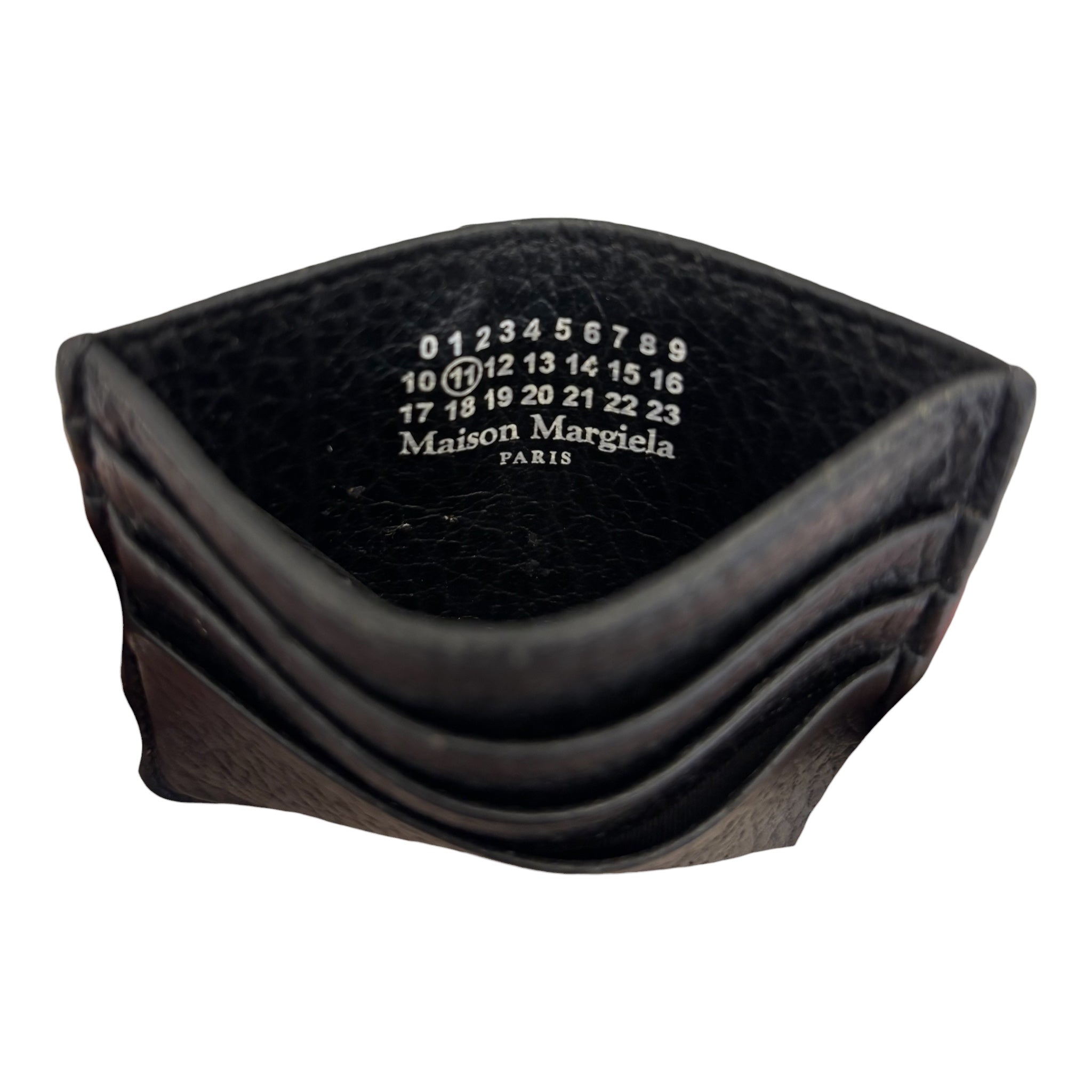 Maison Margiela/Coin Wallet/Leather/BLK/M's/ view 3
