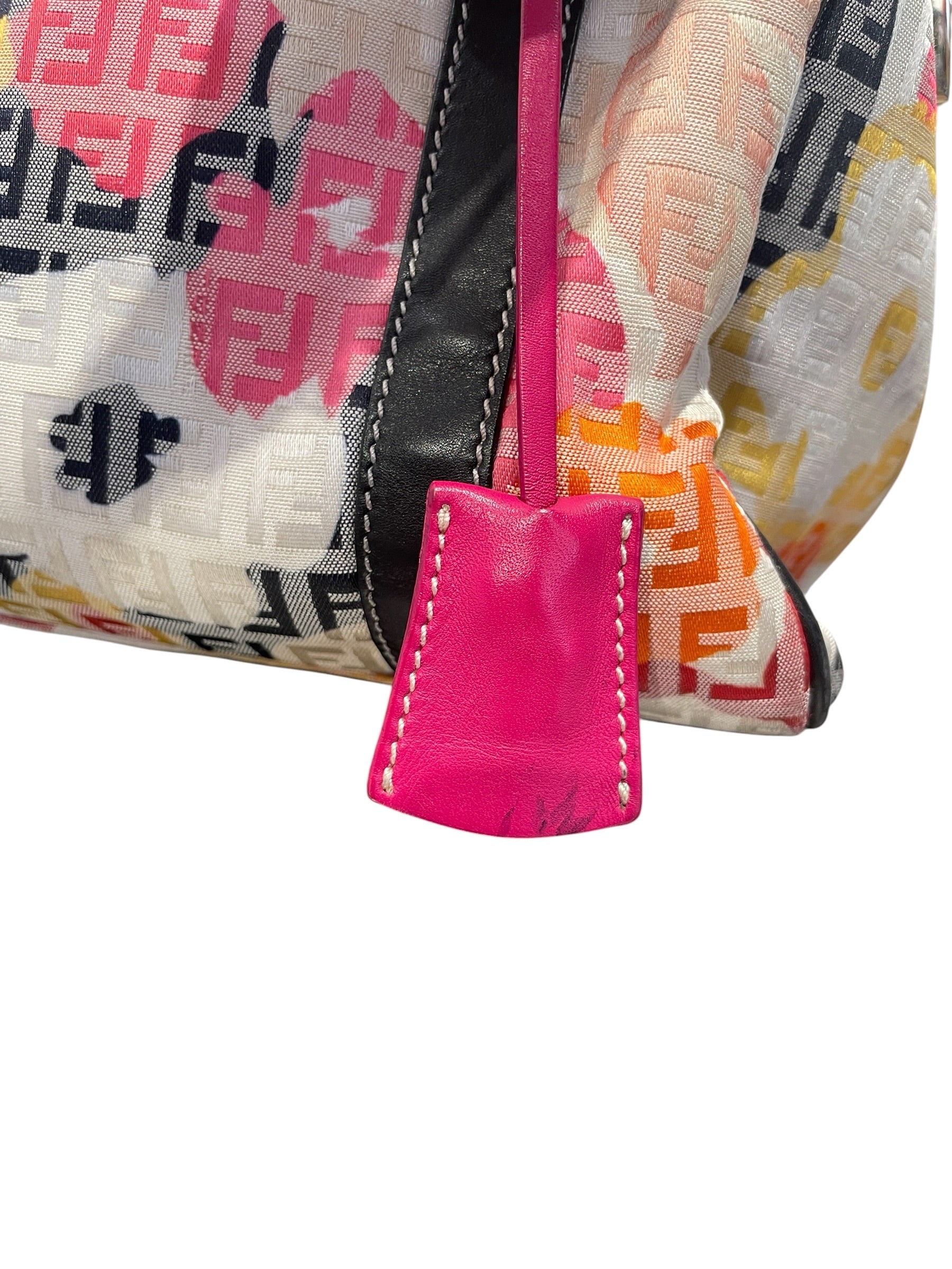 FENDI/Hand Bag/Monogram/Cotton/MLT/fendi multicolor hand bag view 7
