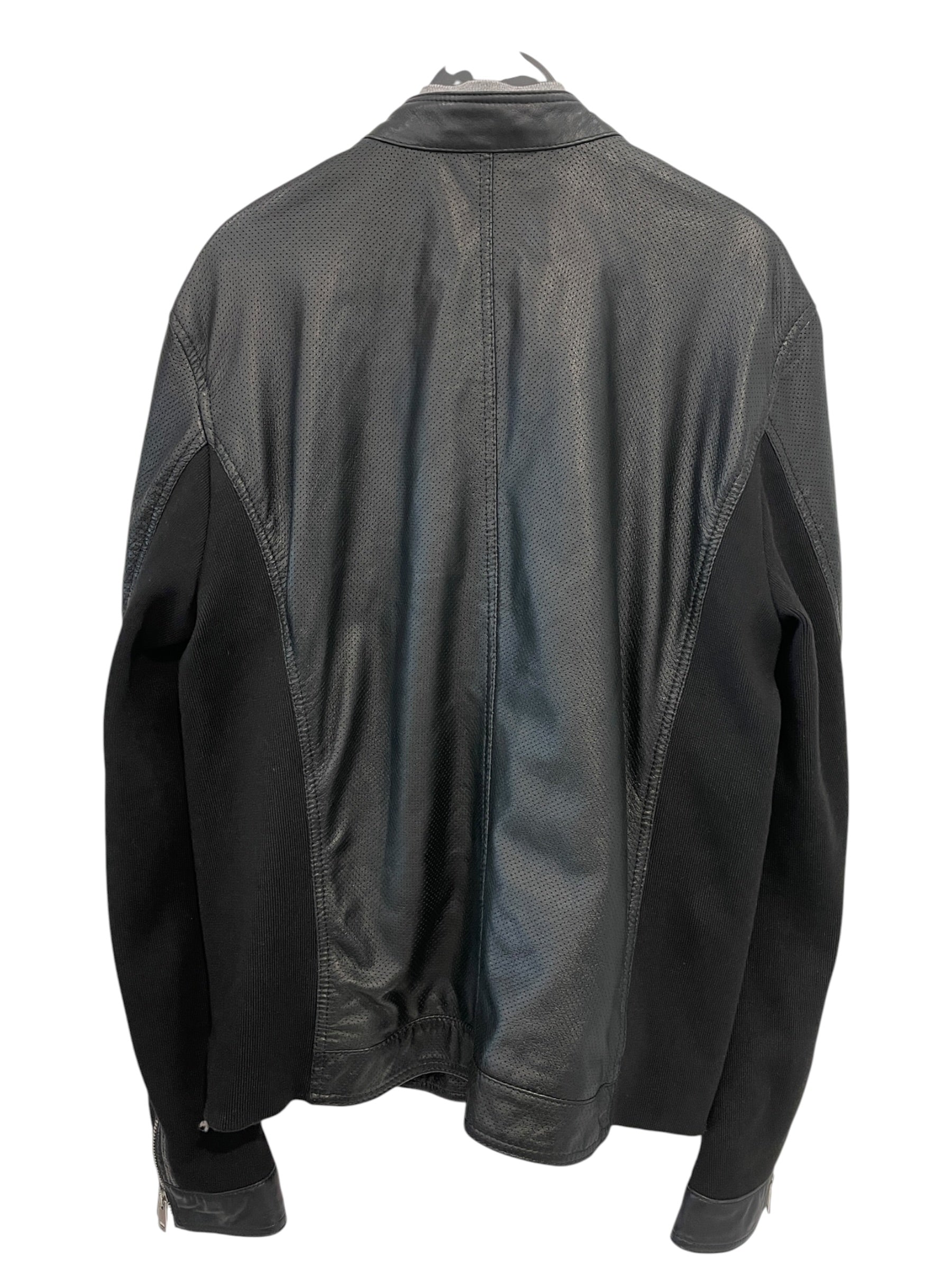 DIESEL/Leather Jkt/XL/Leather/BLK/ view 2