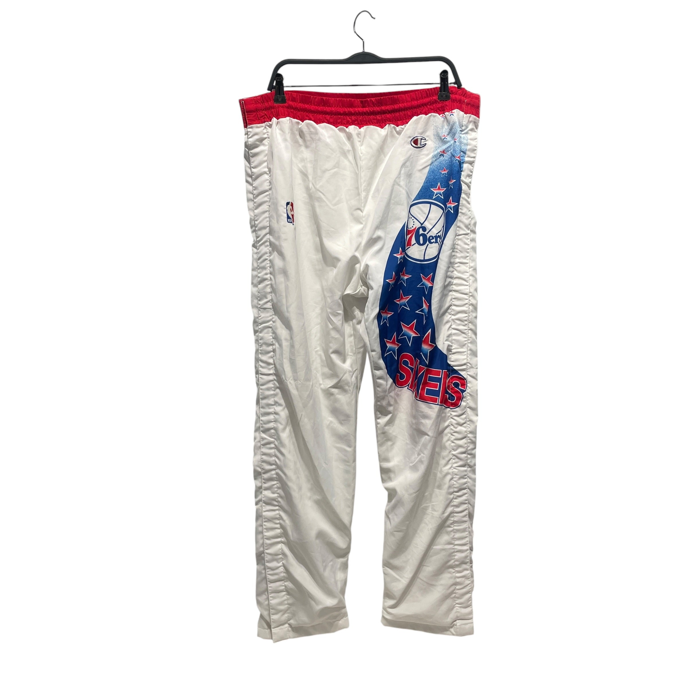 Champion/Straight Pants/L/Cotton/WHT/76ers view 1