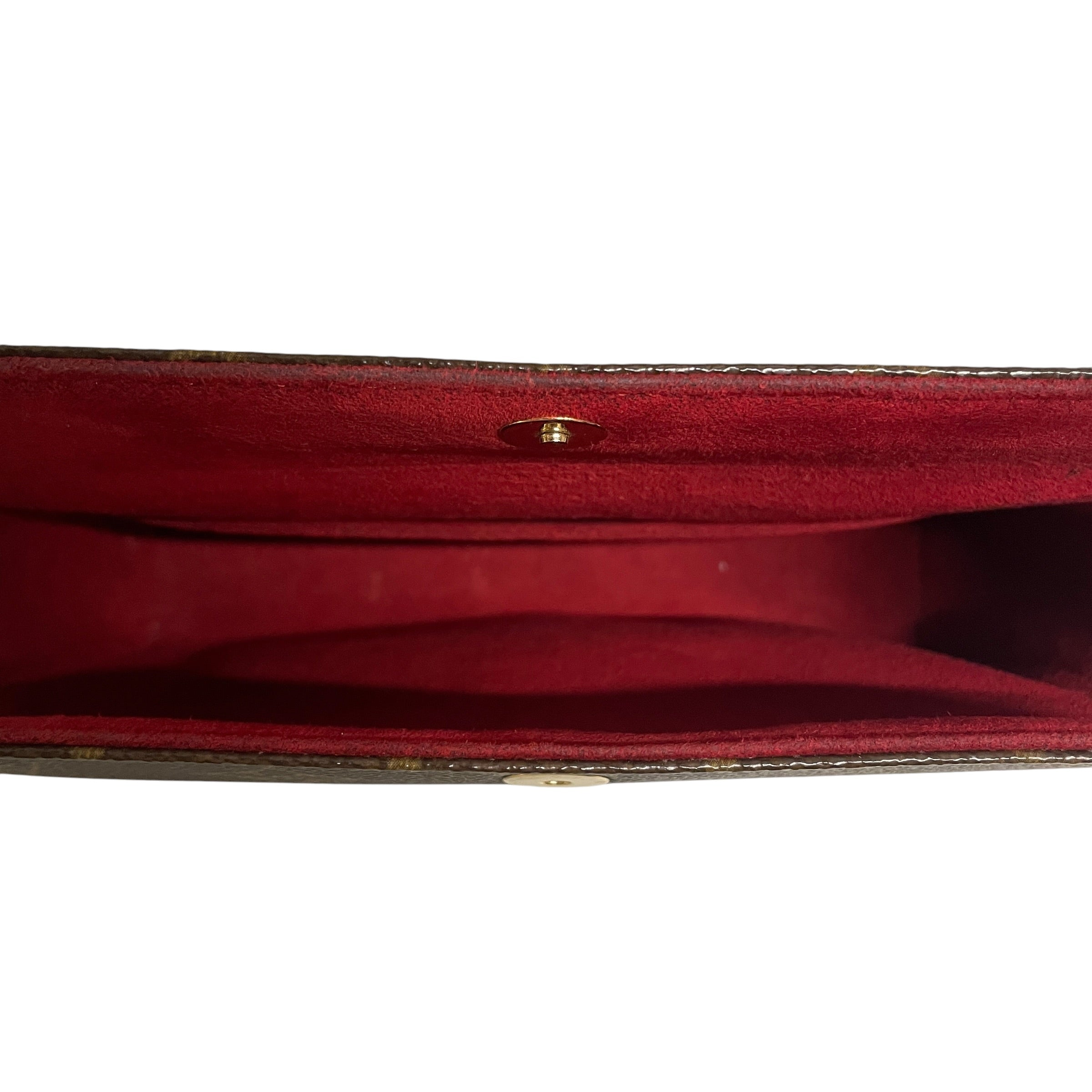 LOUIS VUITTON/Hand Bag/Monogram/BRW/RECITAL/ RED CLOTH INTERIOR view 3