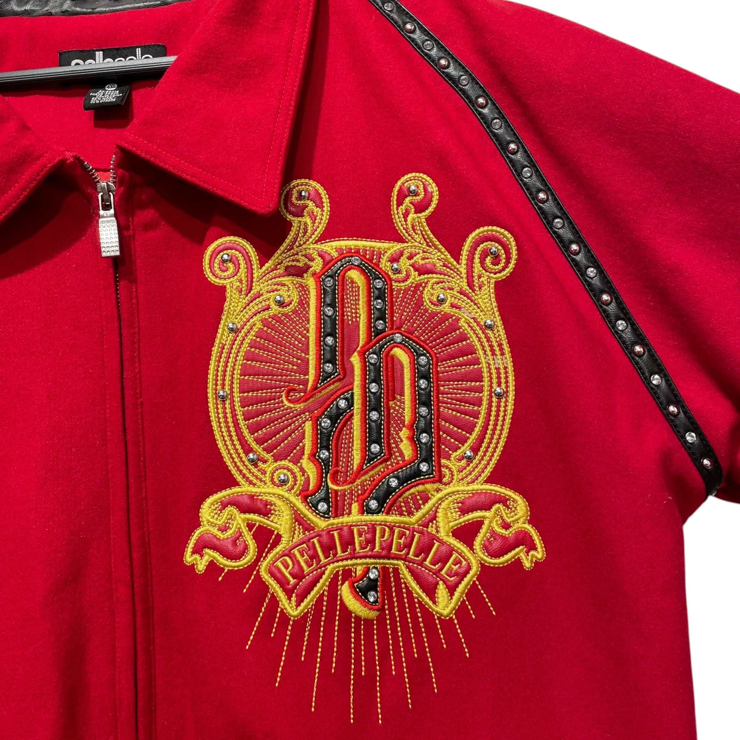 Pelle Pelle/Baseball Jkt/XXXXL/Wool/RED/ view 3