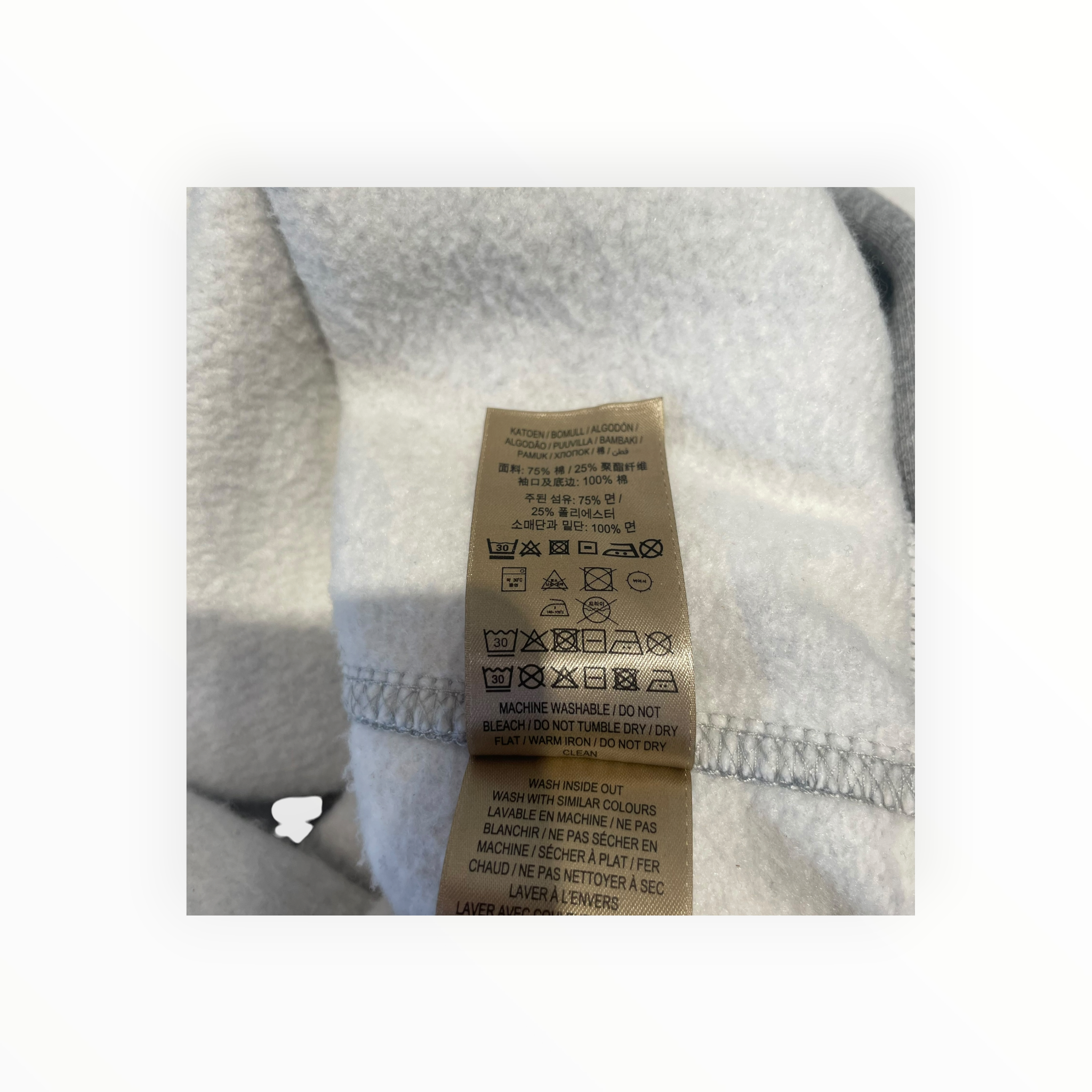 BURBERRY LONDON/Sweatshirt/M/Cotton/GRY/JUMPER view 5