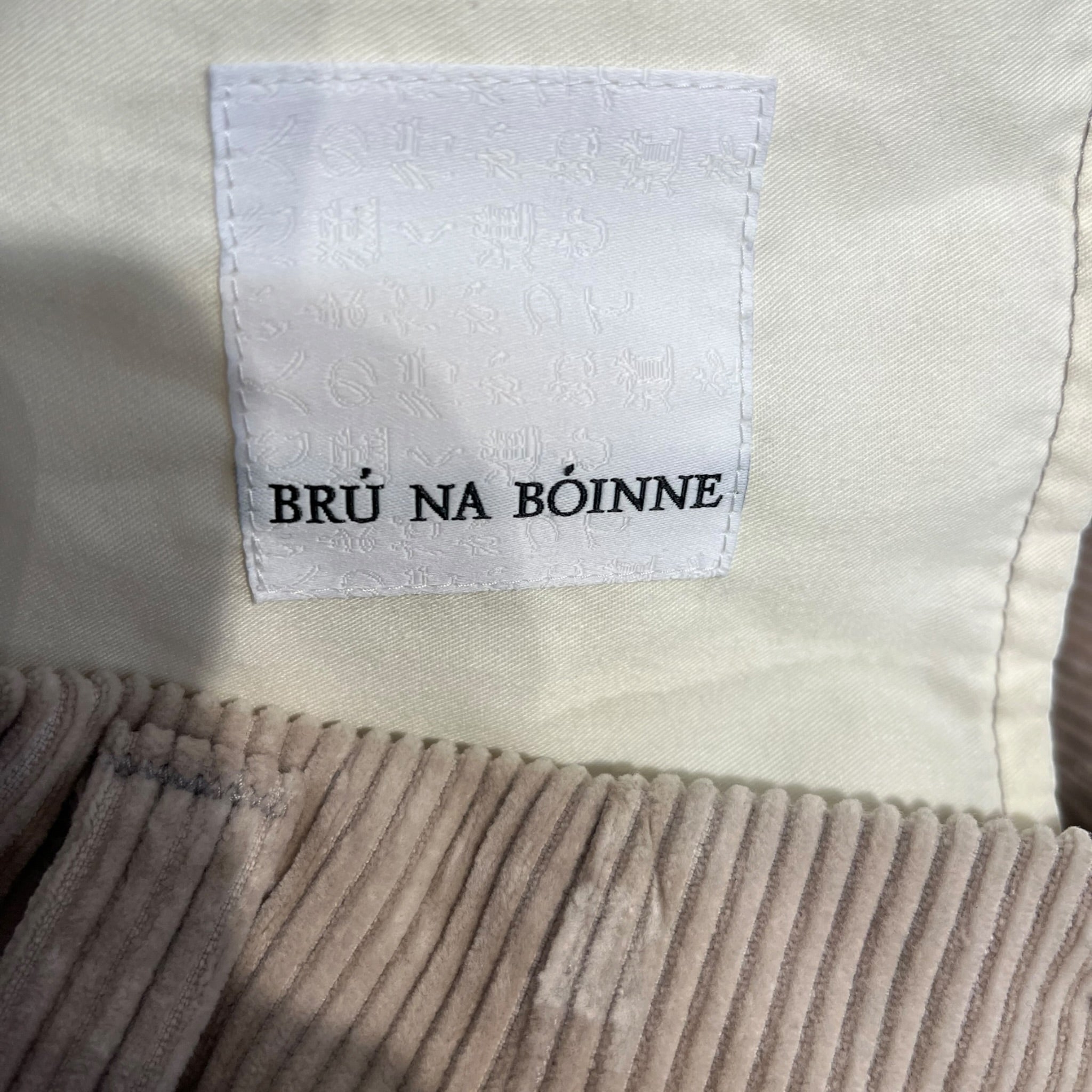 BRUNABOINNE/Pants/M/Cotton/CRM/corduory view 3