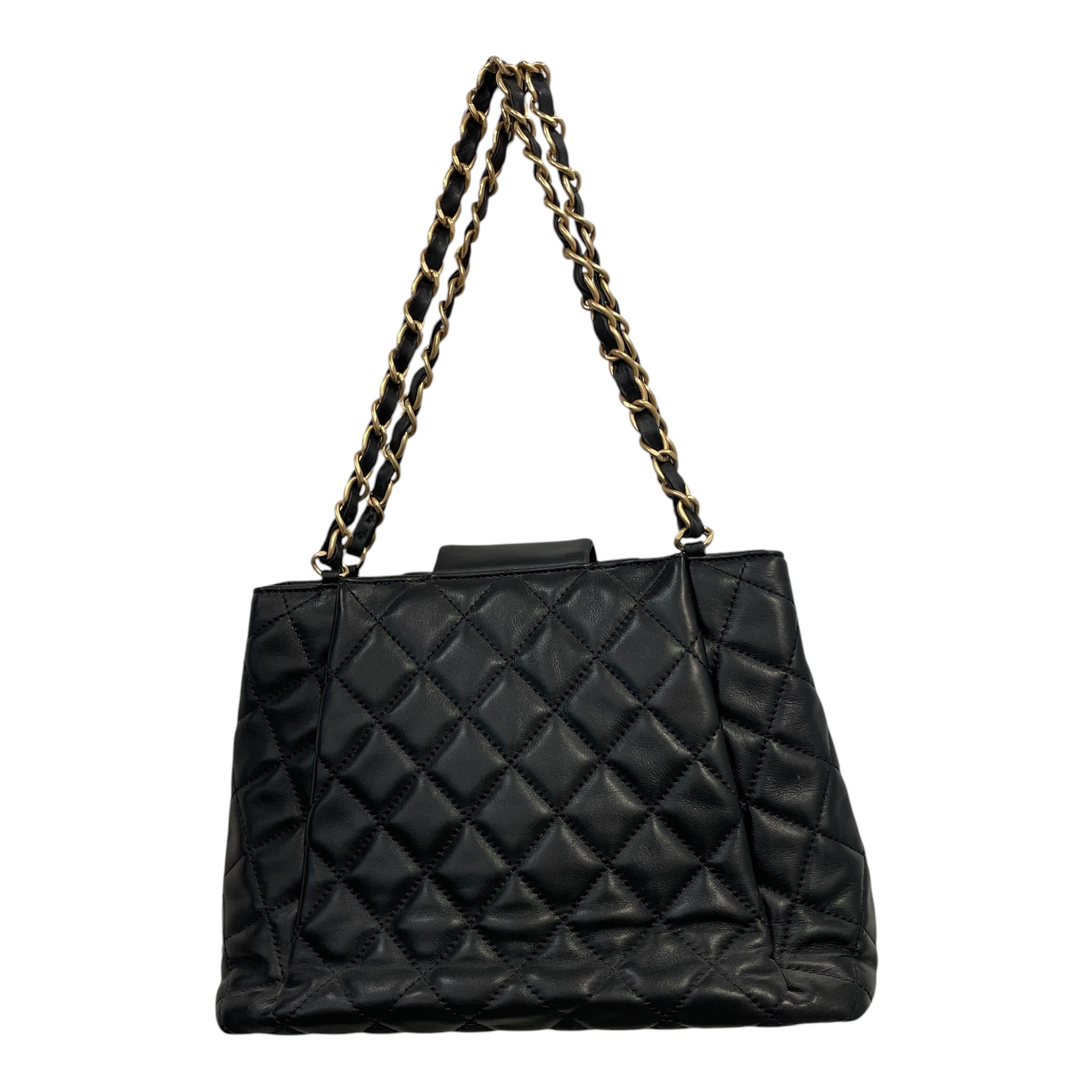 CHANEL/Hand Bag/Lambskin/BLK/quilted cc shoulder/cxmvq87 view 2