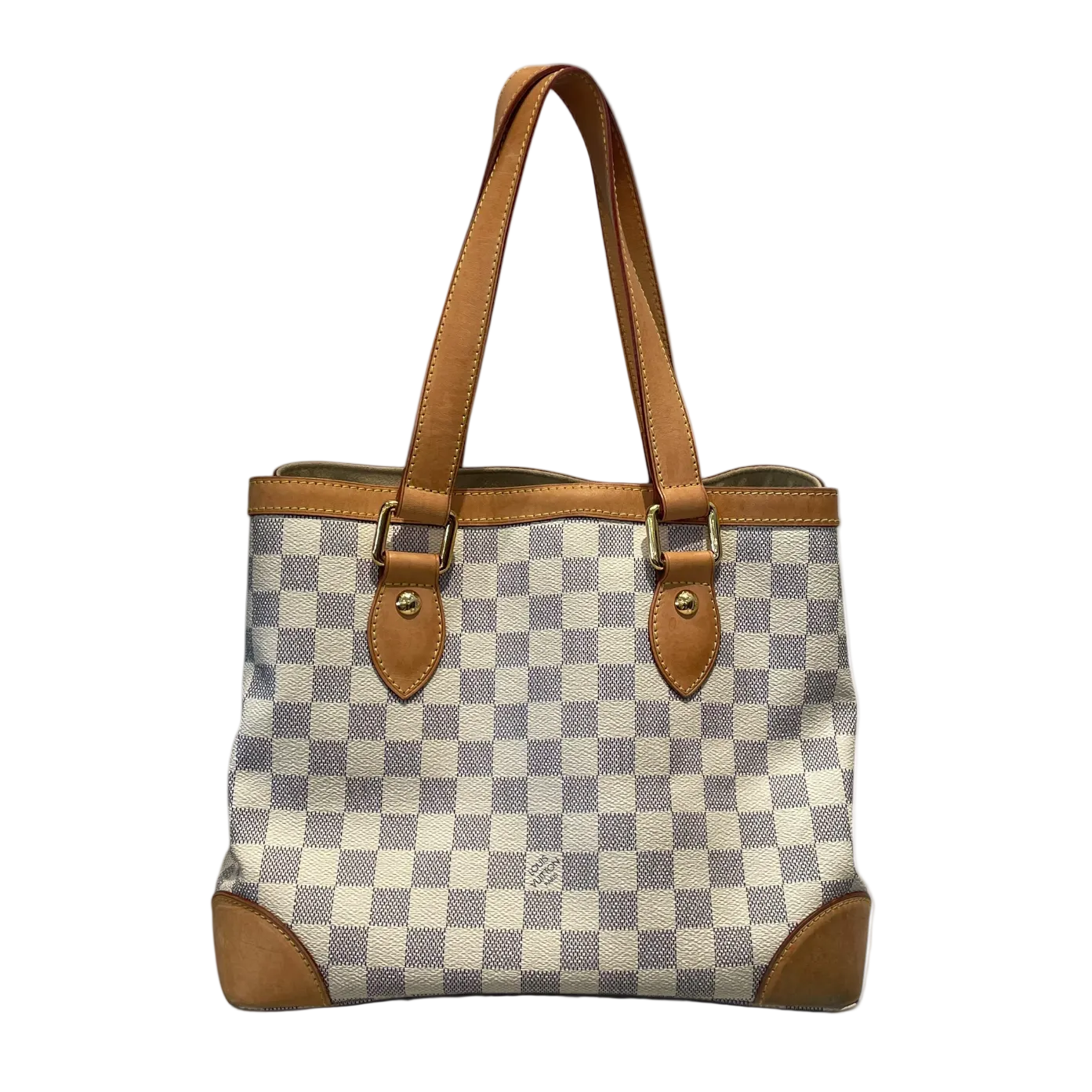 LOUIS VUITTON/Hand Bag/Monogram/Leather/WHT/HAMSTEAD PM DAMIER view 2