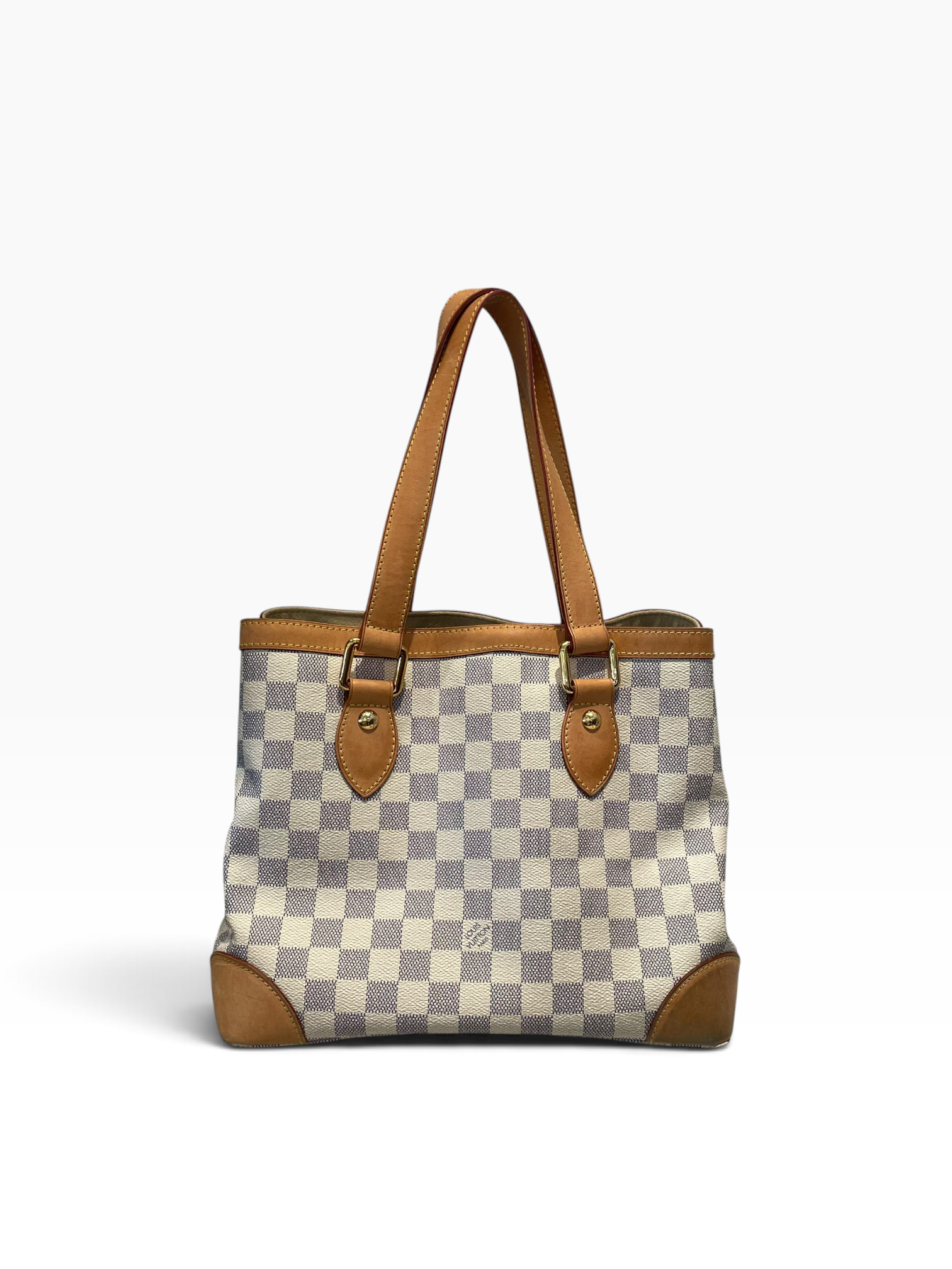 LOUIS VUITTON/Hand Bag/Monogram/Leather/WHT/HAMSTEAD PM DAMIER view 2