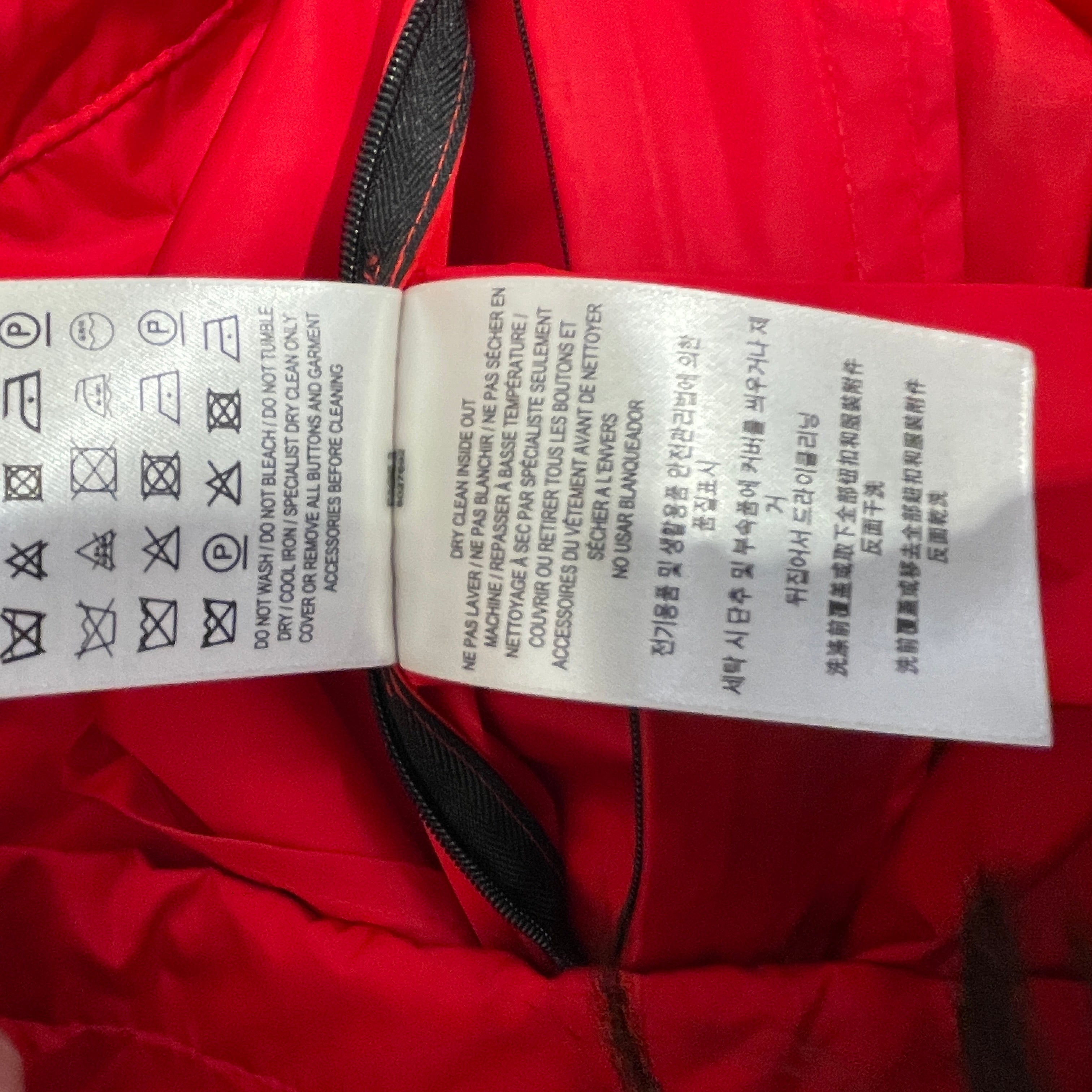 BURBERRY LONDON/Windbreaker/XL/Nylon/RED/Red Tape Logo Econyl Jacket view 4