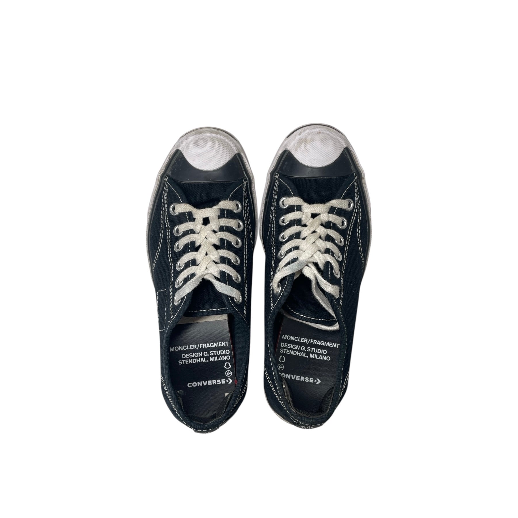 CONVERSE/MONCLER/Low-Sneakers/US 6.5/Cotton/BLK/FRAGMENT view 3