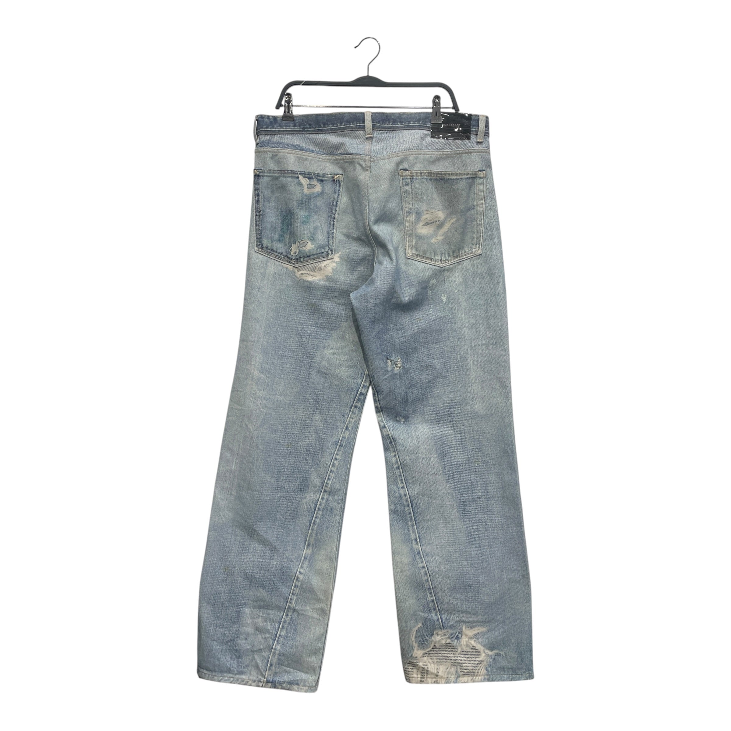 OUR LEGACY/Pants/34/Cotton/BLU/PRINTED BAGGY FIT view 2