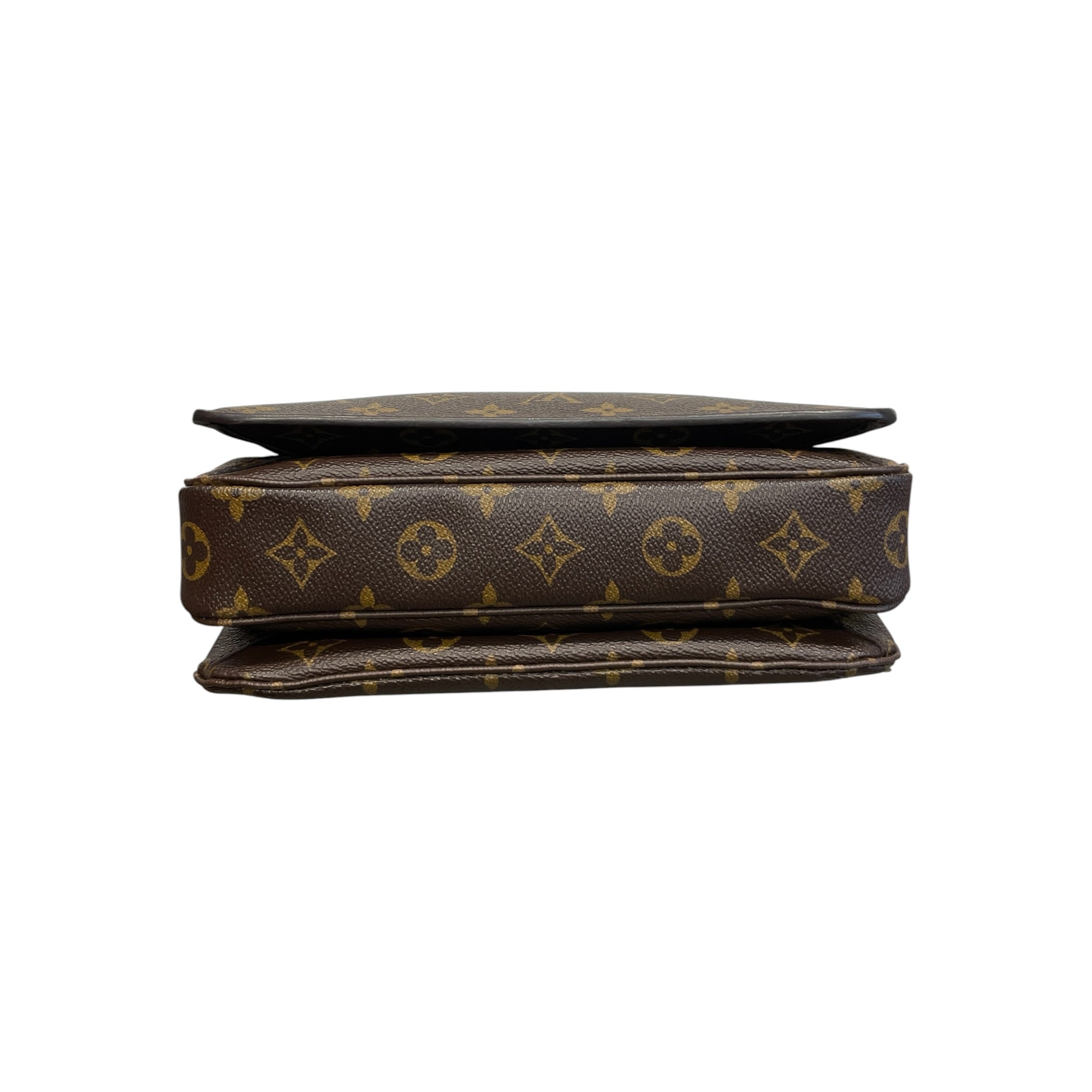 LOUIS VUITTON/Cross Body Bag/Monogram/Leather/BRW/POUCHETTE METIS view 5