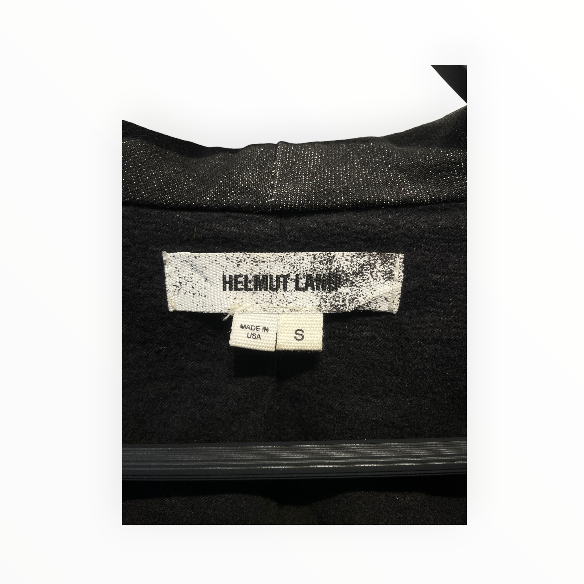 Helmut Lang/Leather Jkt/S/Cotton/BLK/ view 3