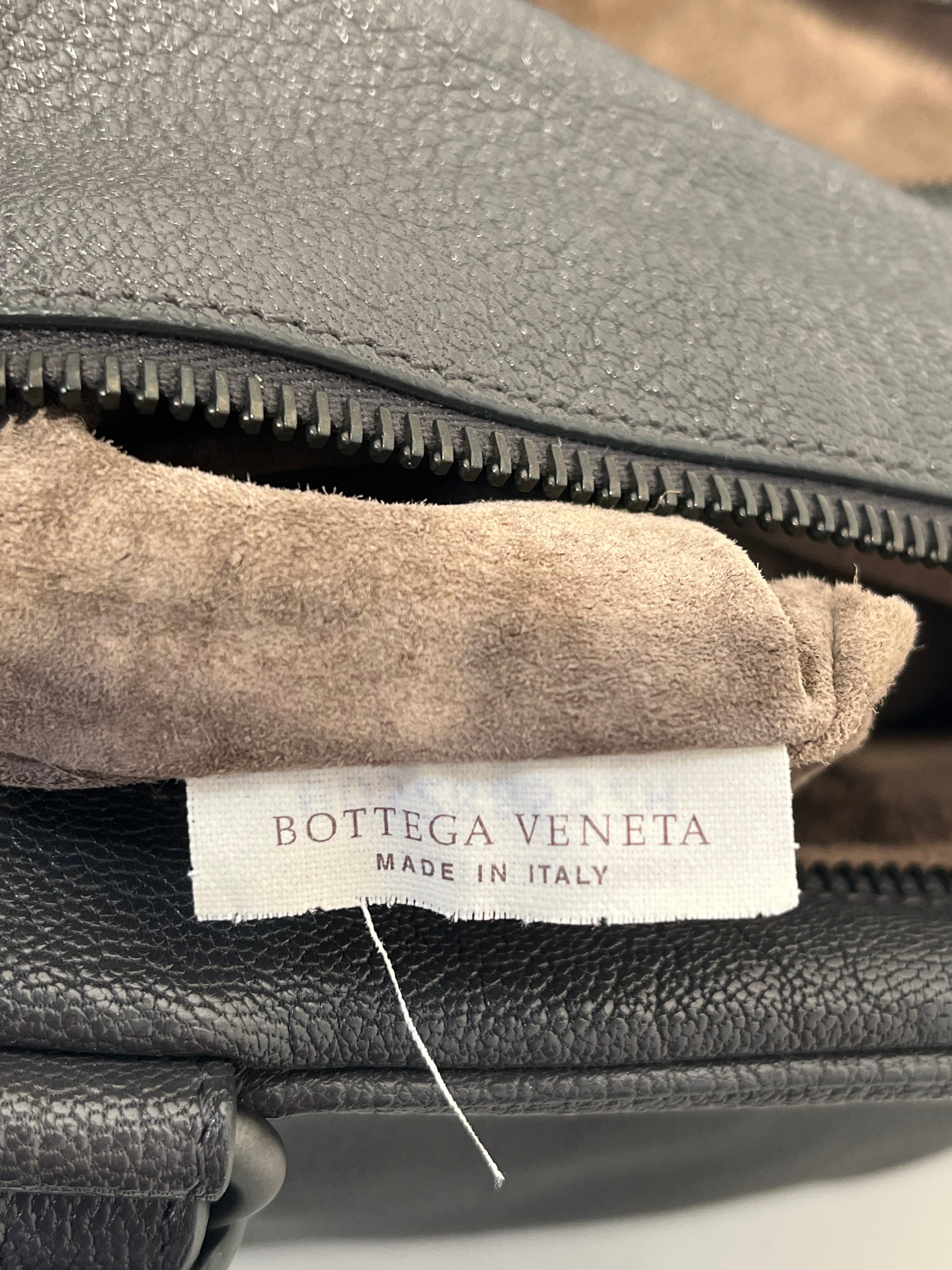 BOTTEGA VENETA/Boston Bag/Leather/GRY/Brera Bag Grey/Blue view 8