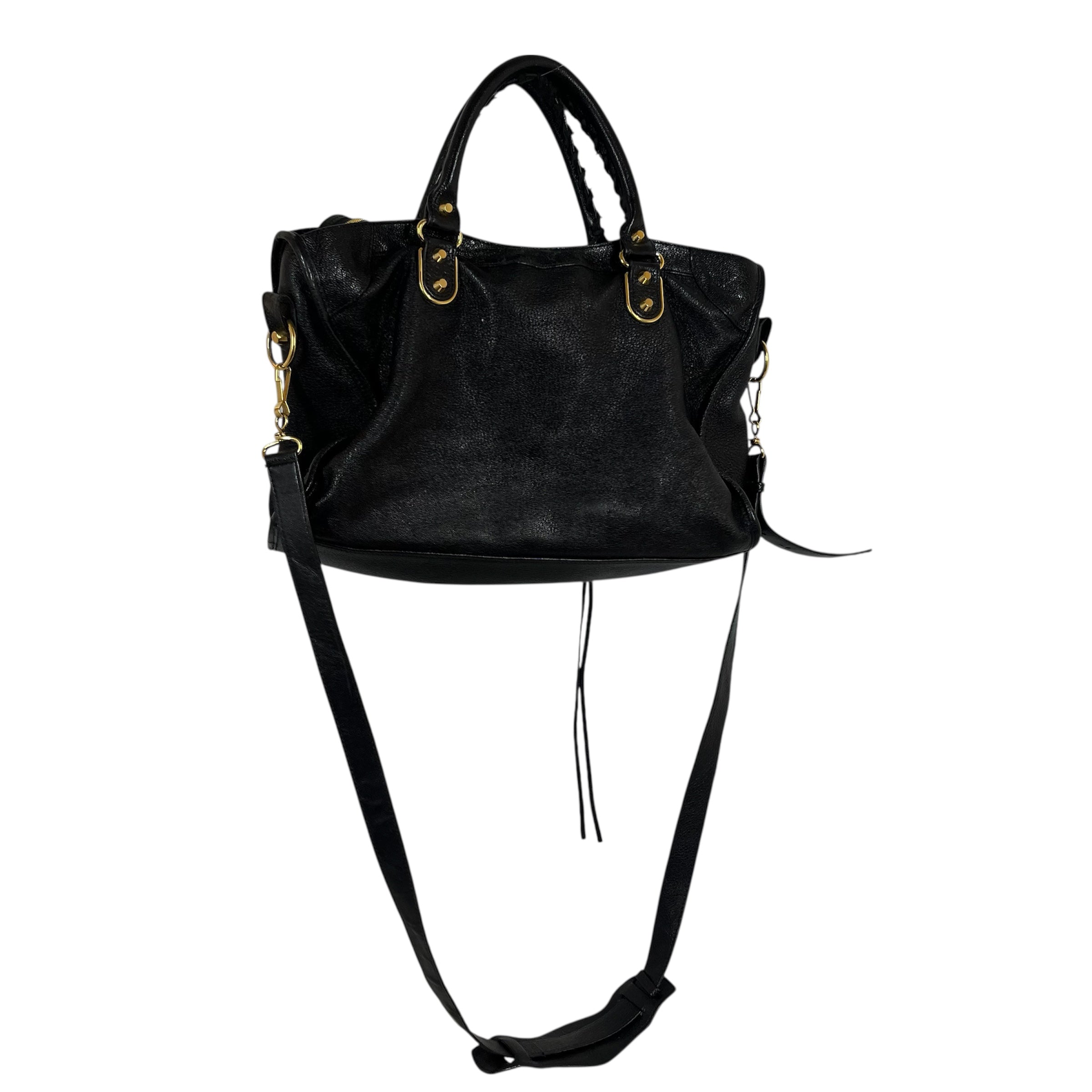 BALENCIAGA/Hand Bag/Leather/BLK/CITY BAG view 2