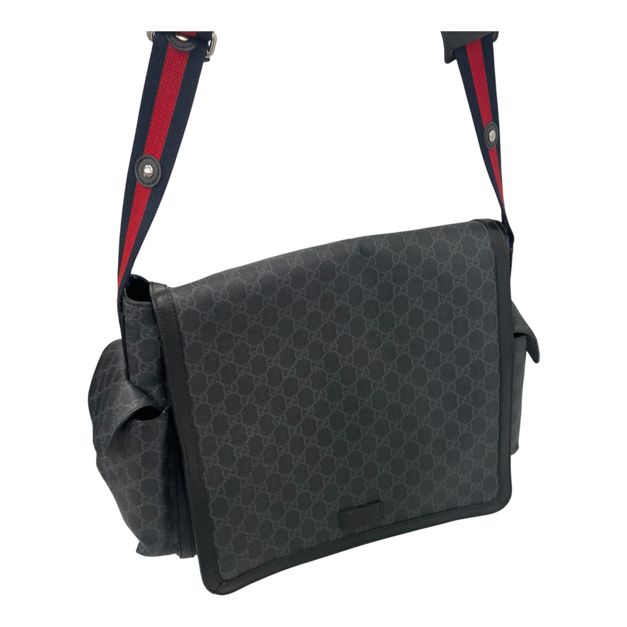 GUCCI/Cross Body Bag/Monogram/Leather/BLK/495909 525040 view 5