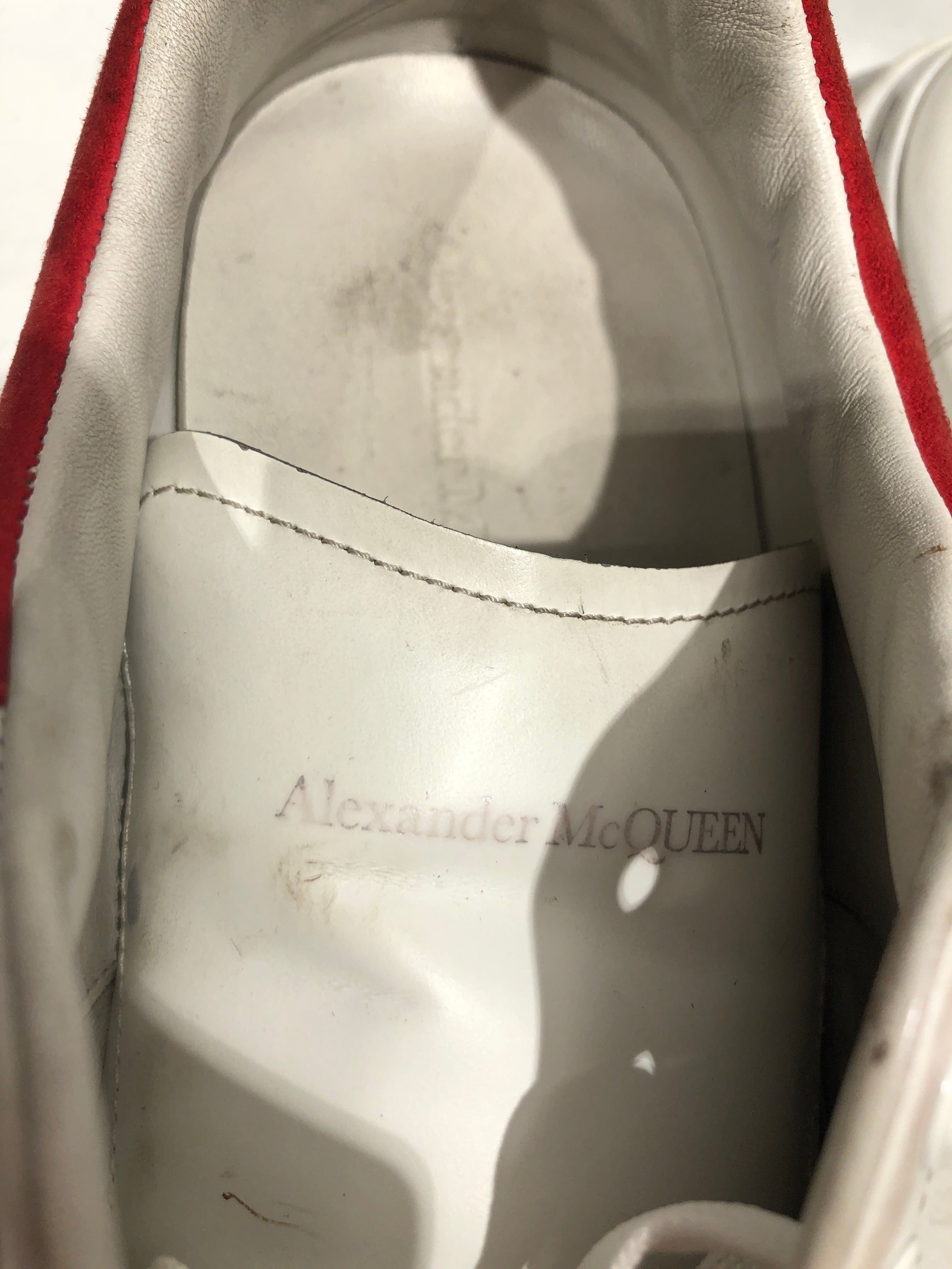 Alexander McQueen/Low-Sneakers/US 12/Leather/WHT/ view 3