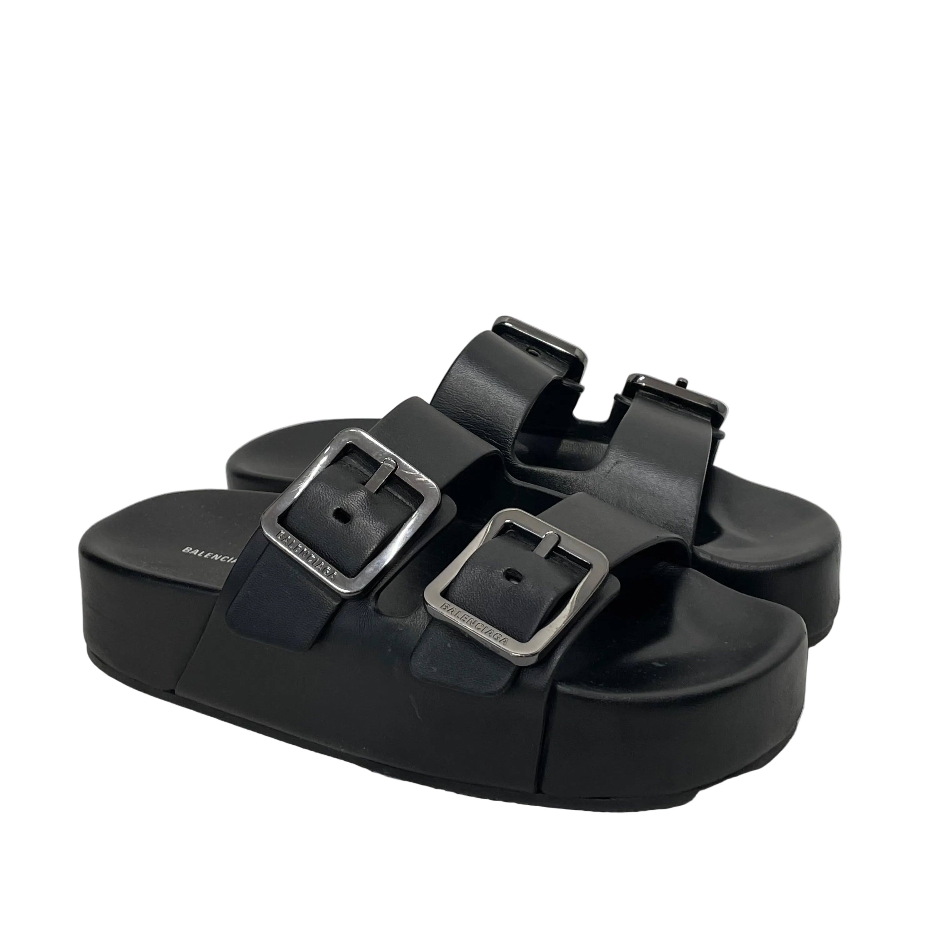 BALENCIAGA/Sandals/EU 37/BLK/MALLORCA  SANDALS view 1