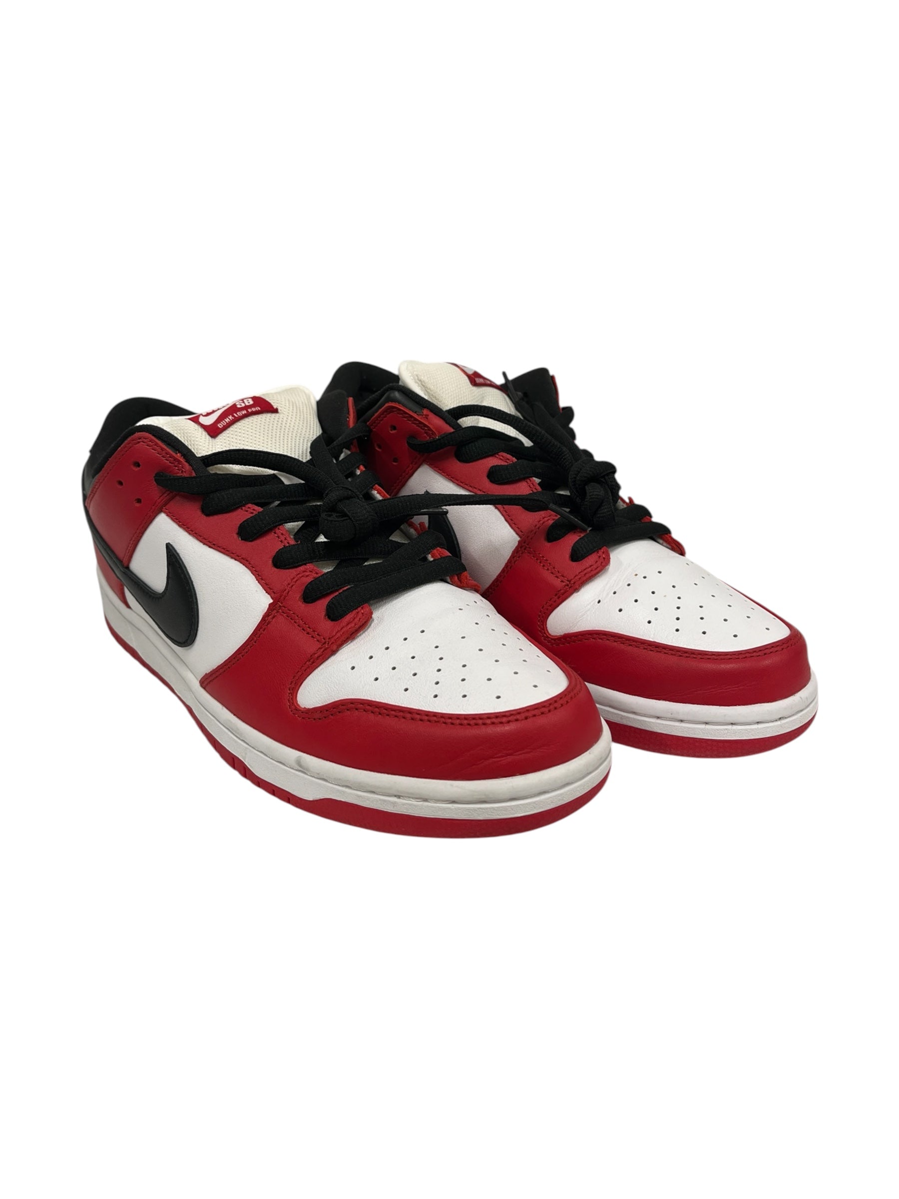 NIKE SB/Low-Sneakers/US 12/Leather/RED/DUNK LOW PRO- CHICAGO view 1