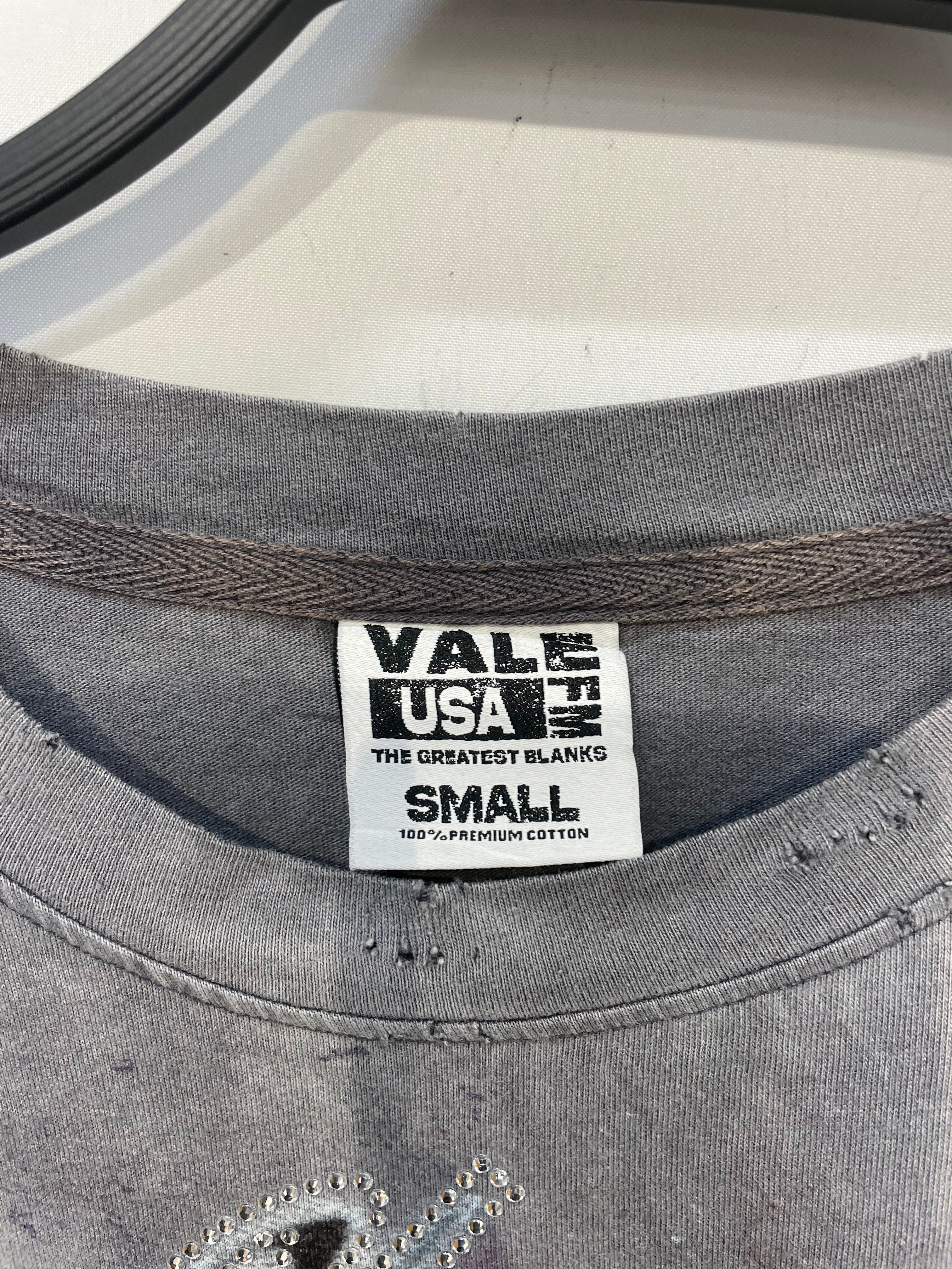 Vale Forever/T-Shirt/S/Cotton/GRY/Graphic/dreams american flag view 3
