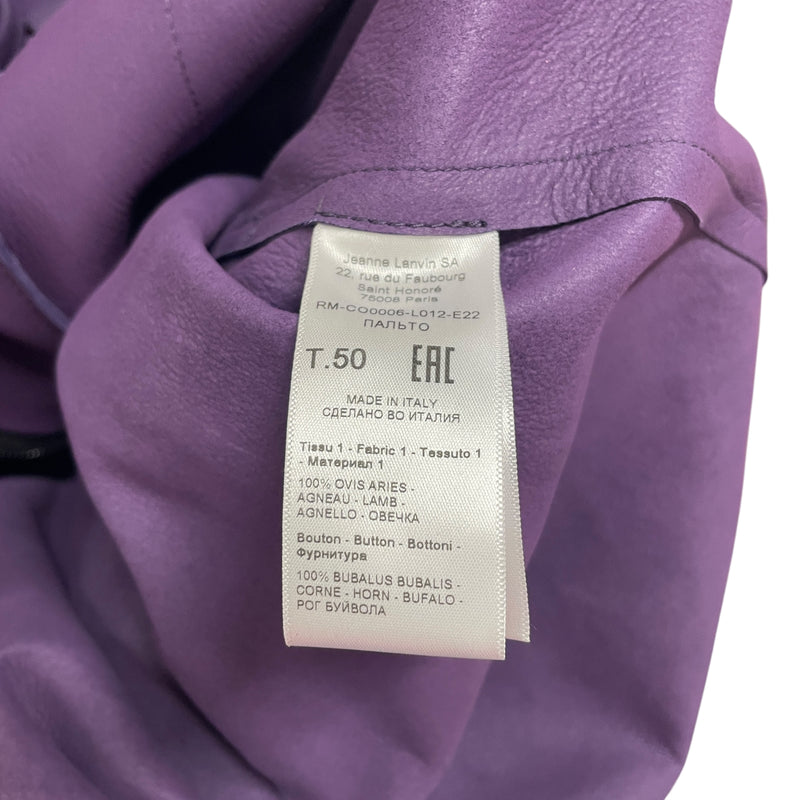 LANVIN/Trench Coat/50/Polyester/PPL/DC COMICS/BATMAN TRENCH COAT