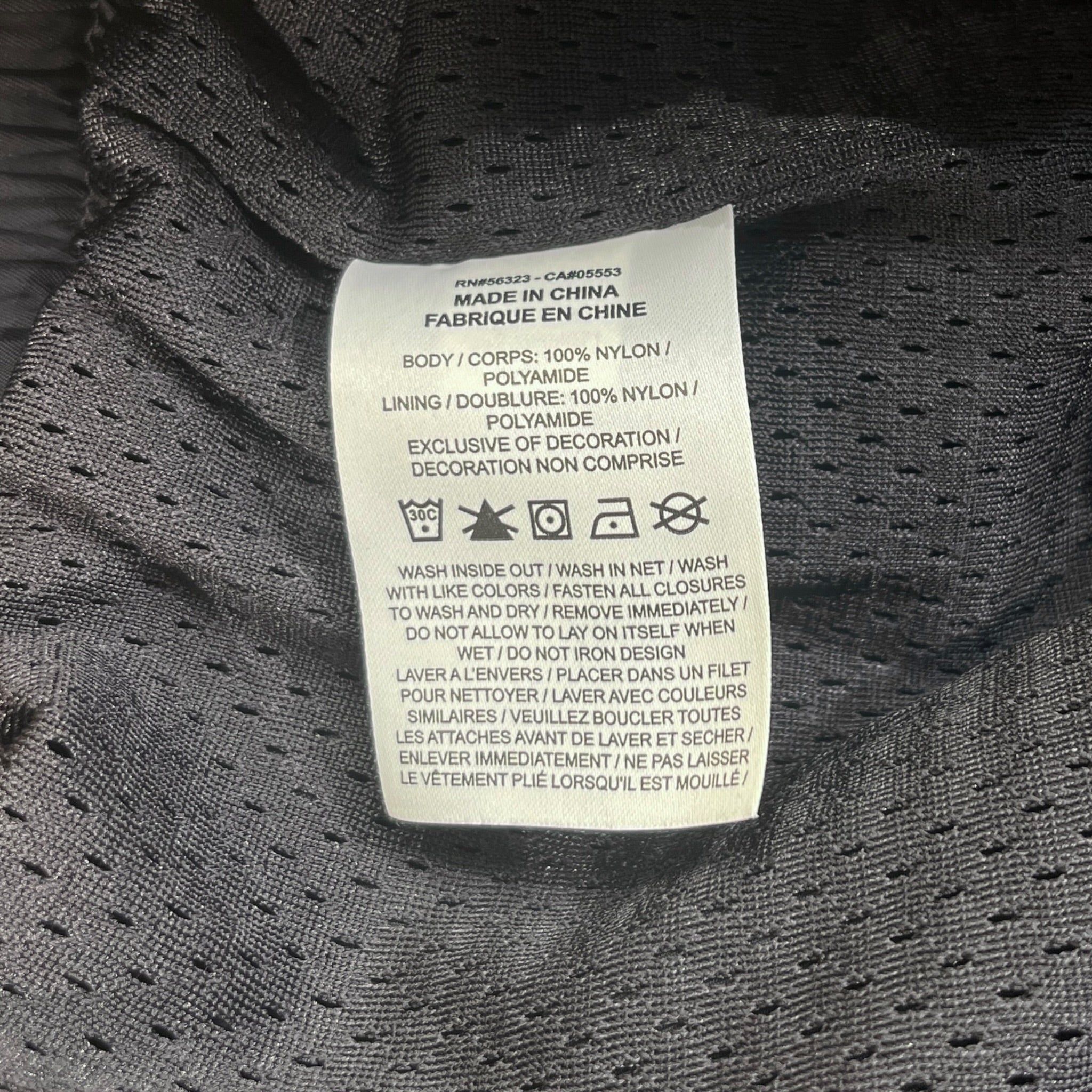 FEAR OF GOD/NIKE/Straight Pants/XL/Nylon/BLK/NBA UNISEX WARMUP PANTS view 3