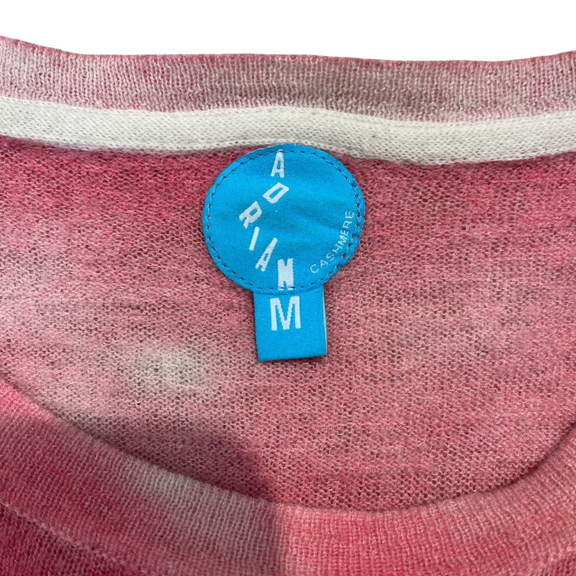 Adrian/LS Cut & Sew/M/Cashmere/PNK/cave dye view 3
