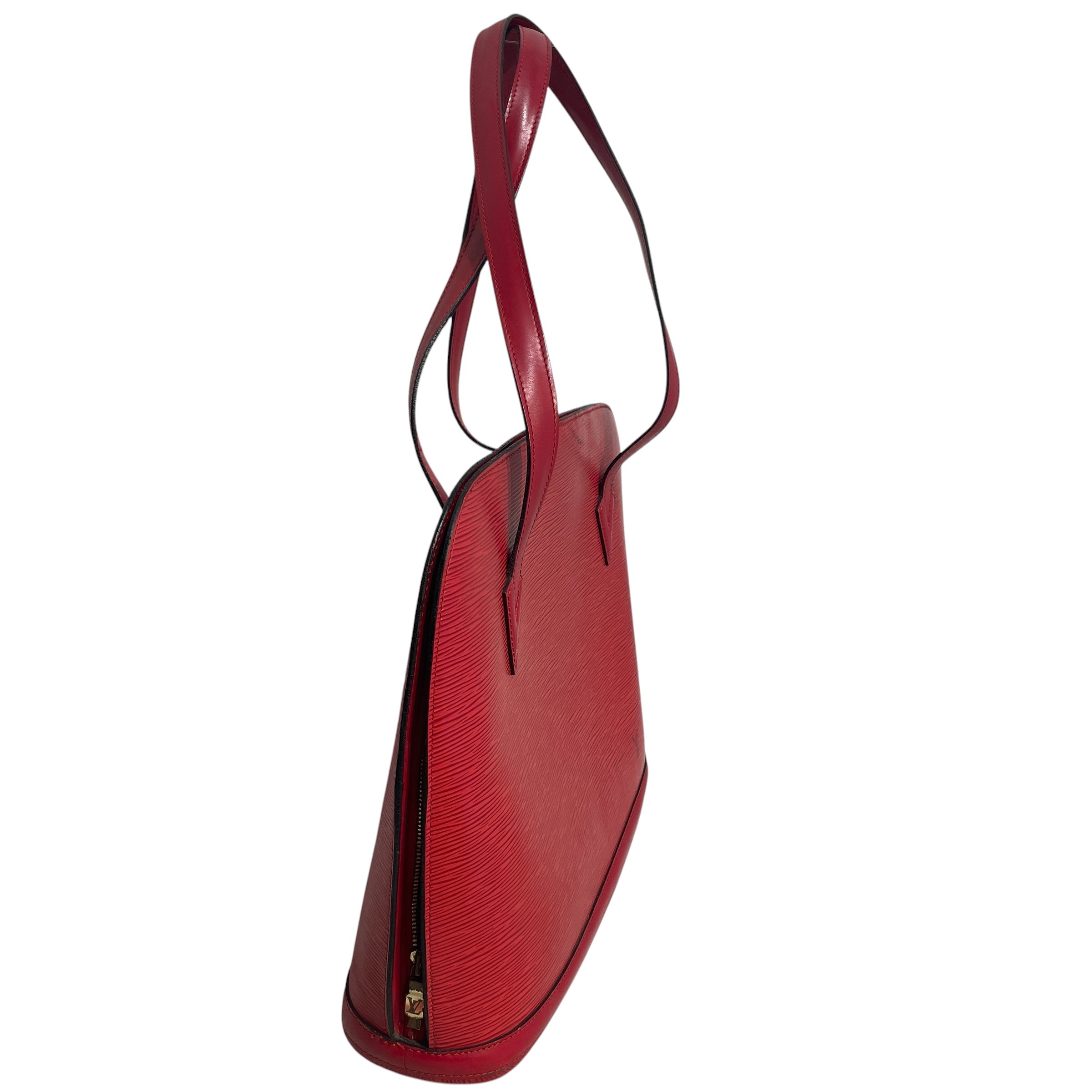 LOUIS VUITTON/Bag/Leather/RED/Epi Leather Lussac view 3
