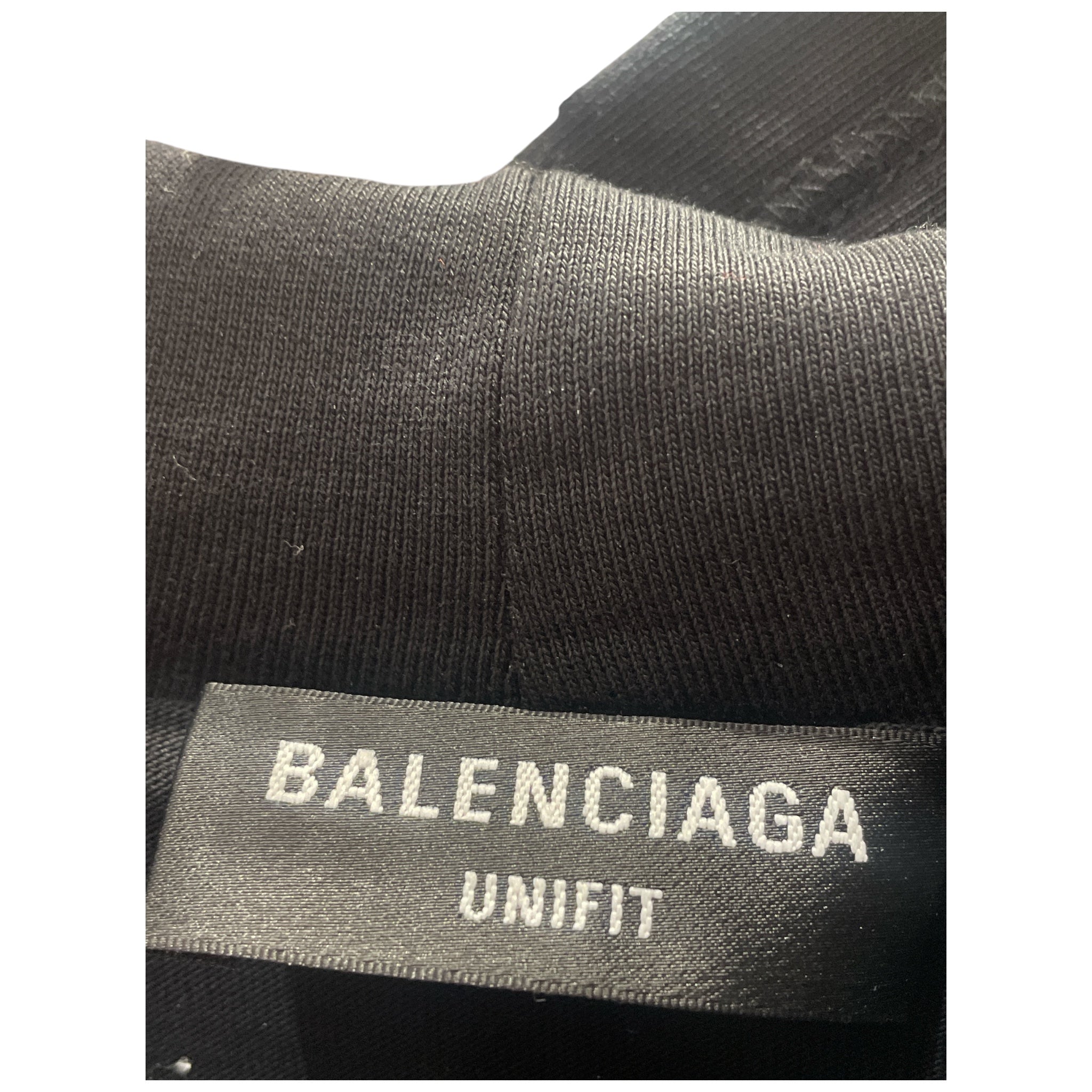 BALENCIAGA/Hoodie/XXS/Cotton/BLK/Oversize/DISTRESSED LOGO view 3