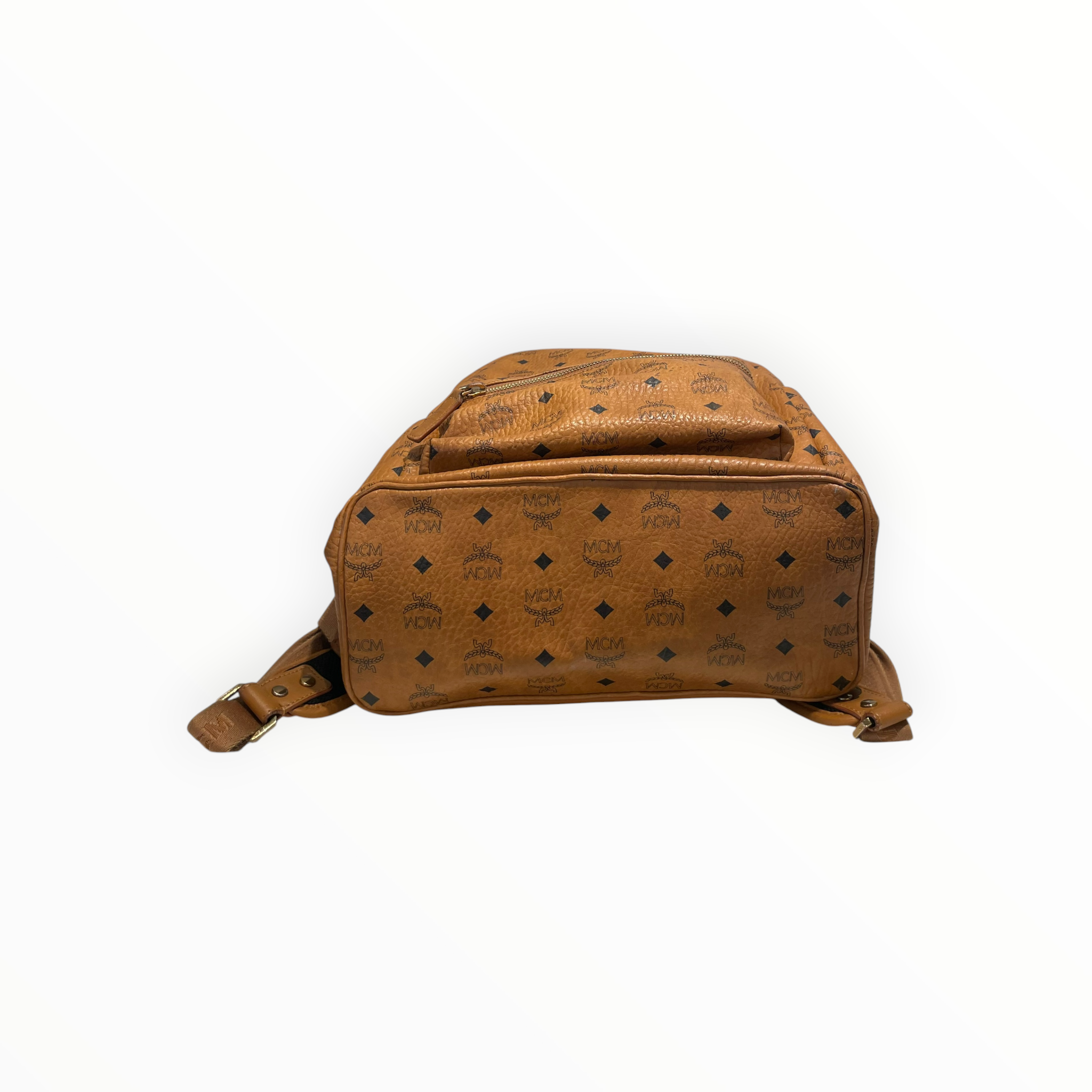 MCM/Backpack/Monogram/Leather/CML/Visetos Monogram Backpack view 3