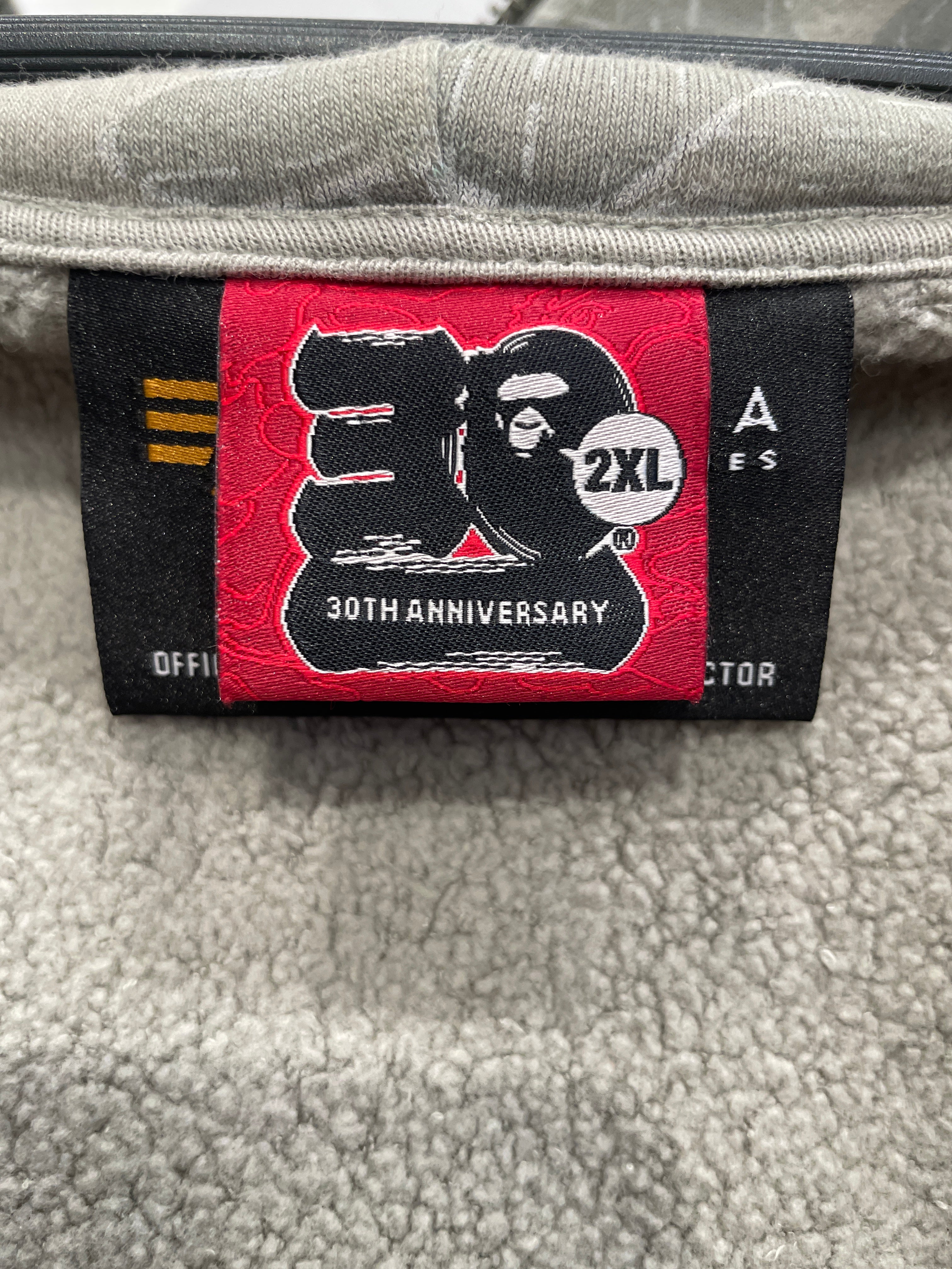 A BATHING APE/ALPHA INDUSTRIES/Zip Up Hoodie/XXL/Camouflage/Cotton/GRN/BAPE CAMO W PATCH RED/BLK TAGS view 4