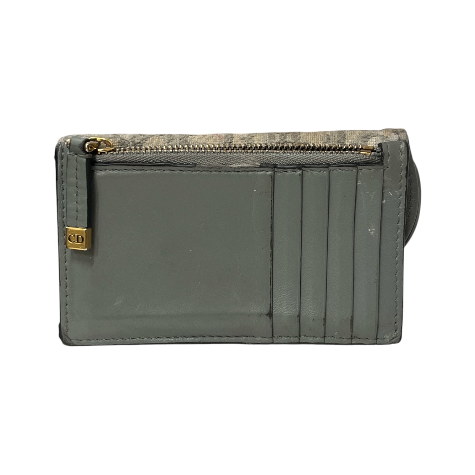 Christian Dior/Wallet/Monogram/GRY/saddle view 2
