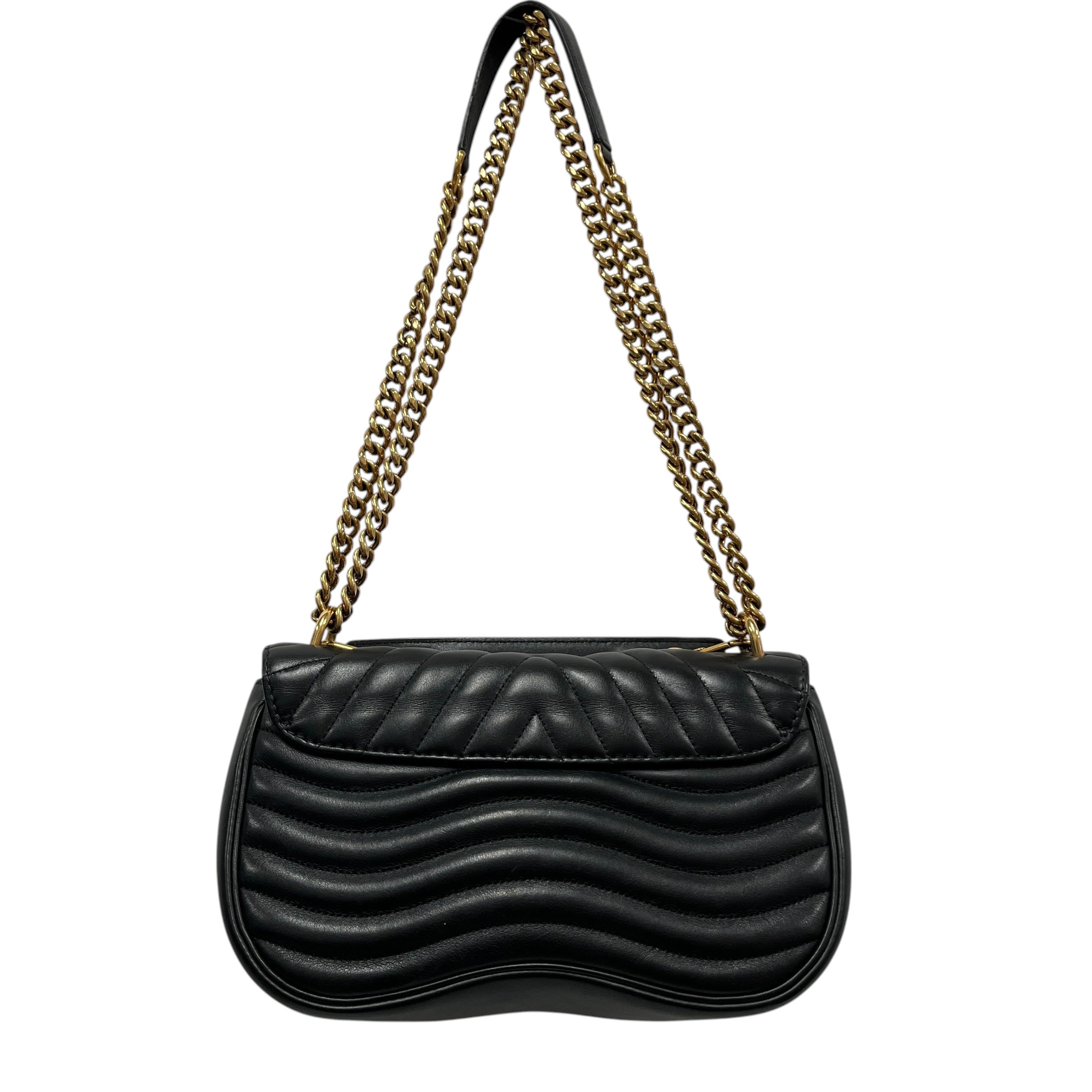 LOUIS VUITTON/Cross Body Bag/Leather/BLK/NEW WAVE CHAIN RAINBOW MONO view 2
