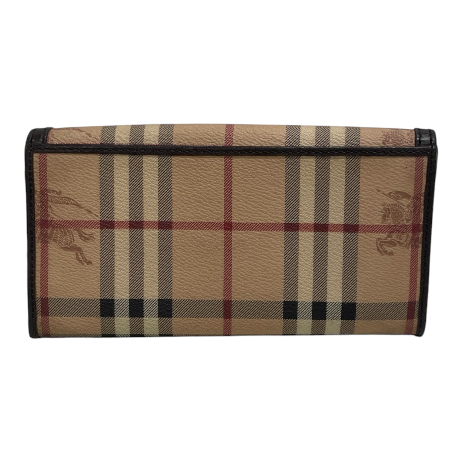 BURBERRY/Long Wallet/Plaid/Leather/BEG/L's/ view 2