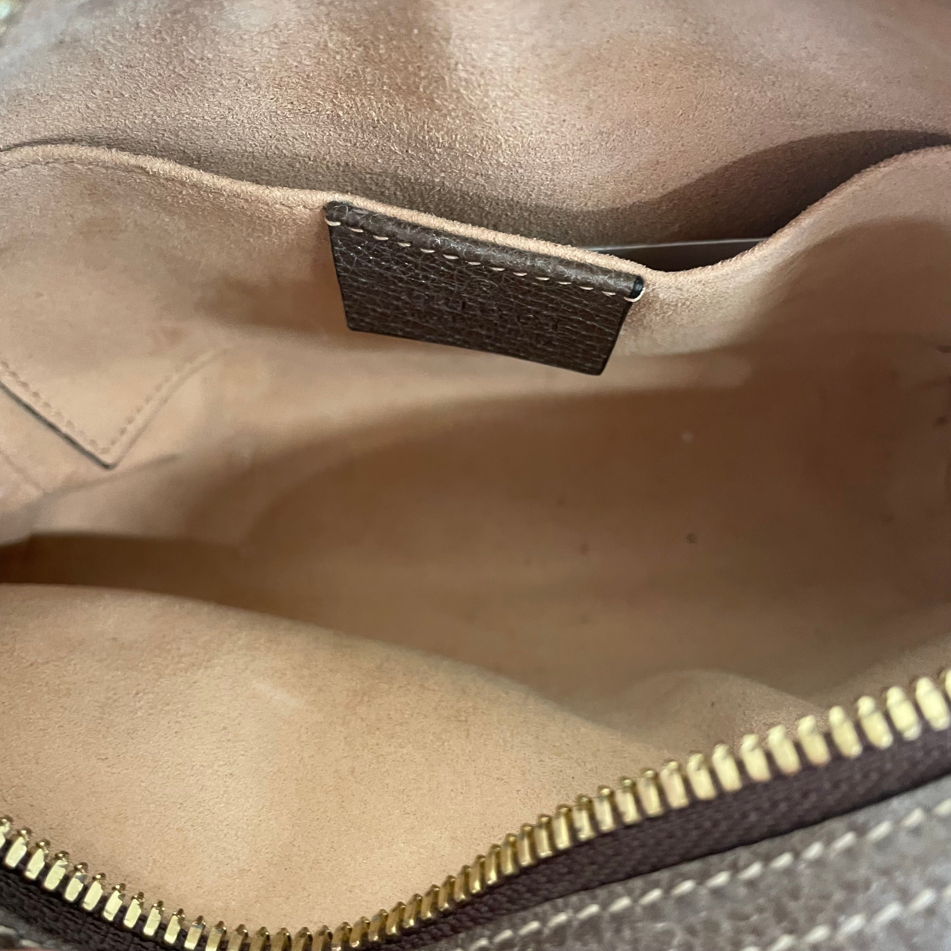 GUCCI/Bag/Monogram/Leather/BRW/Gucci Belt Bag view 5