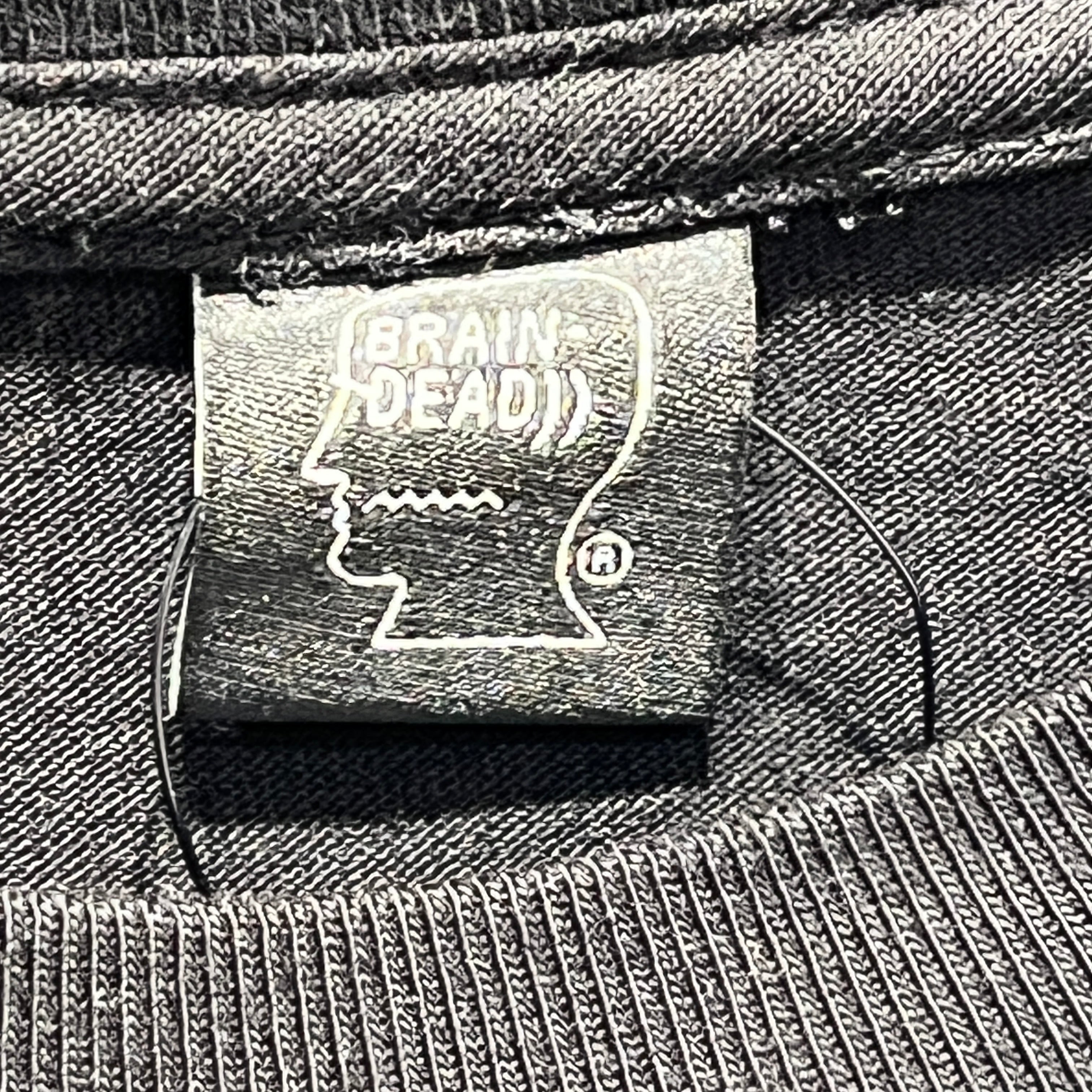 Brain Dead/LS T-Shirt/XS/Cotton/BLK/BRAINDEAD X SUBSTANCE view 3