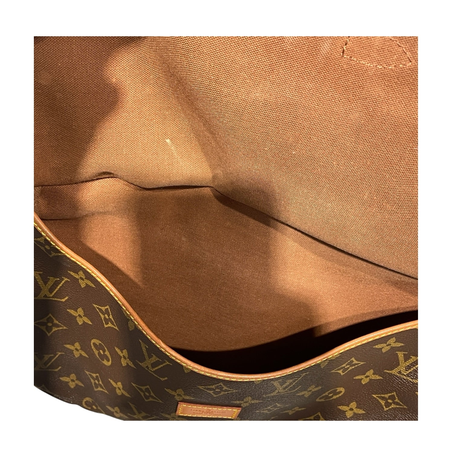 LOUIS VUITTON/Cross Body Bag/Monogram/Leather/BRW/Saumur 874 As is view 4