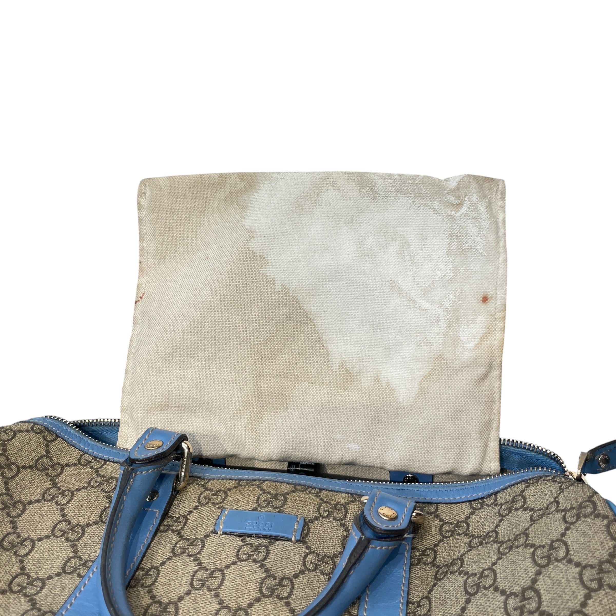 GUCCI/Hand Bag/Monogram/Leather/BEG/GG PLUS MEDIUM JOY BOSTON view 7