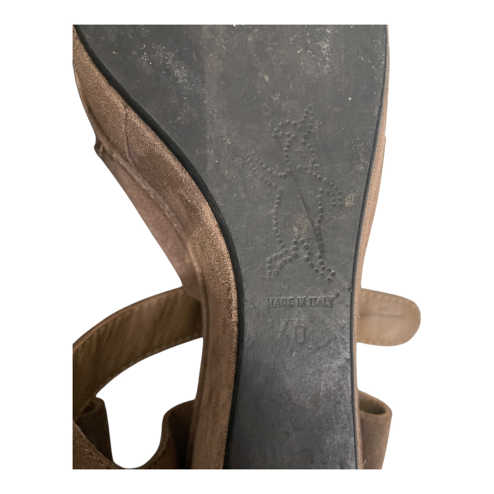 MARNI/Sandals/EU 40/Suede/BRW/WEDGE SANDAL view 6
