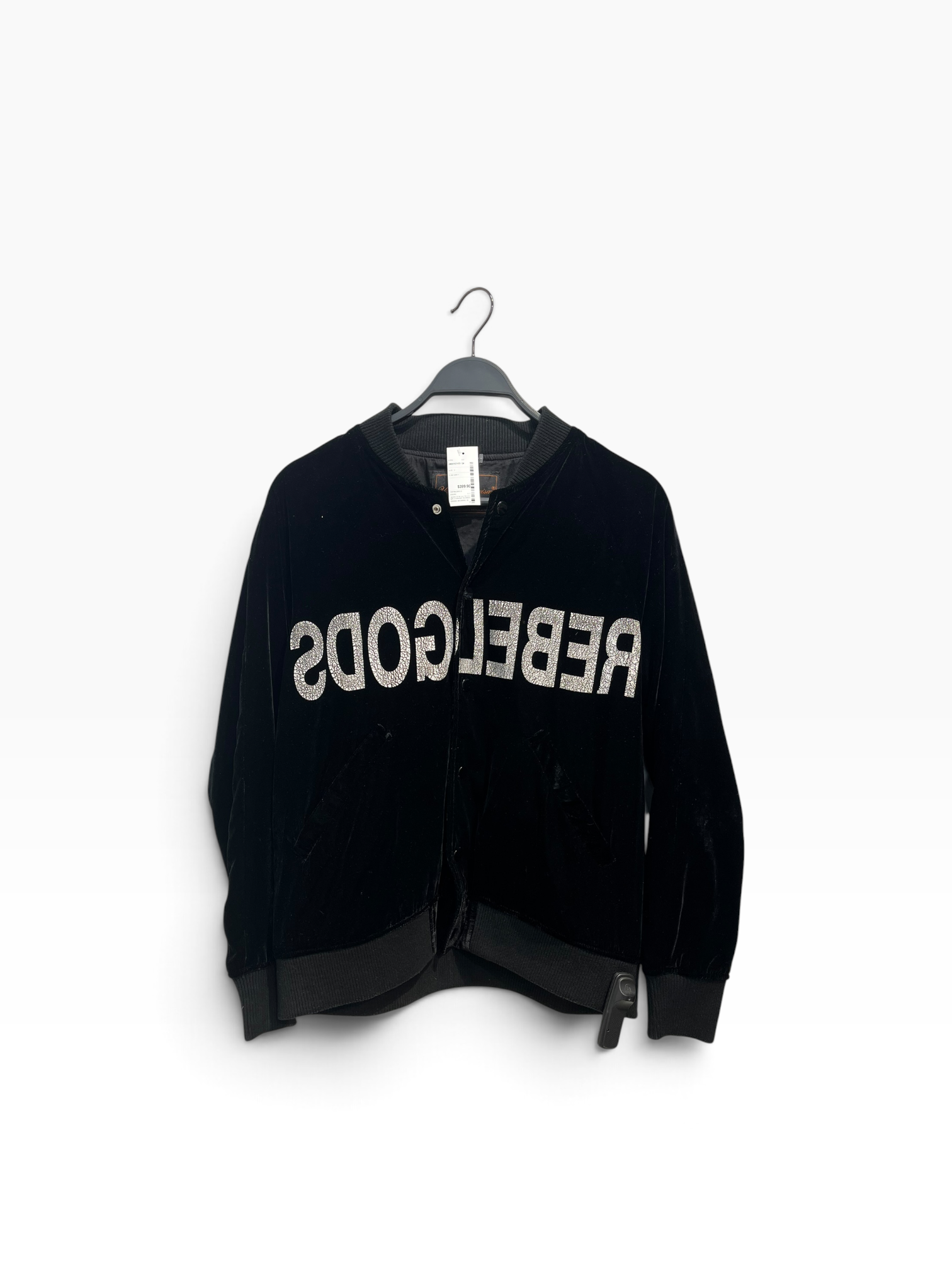 Undercoverism/Jacket/Velour/BLK/Graphic/CRACKED BACKWORKS view 1