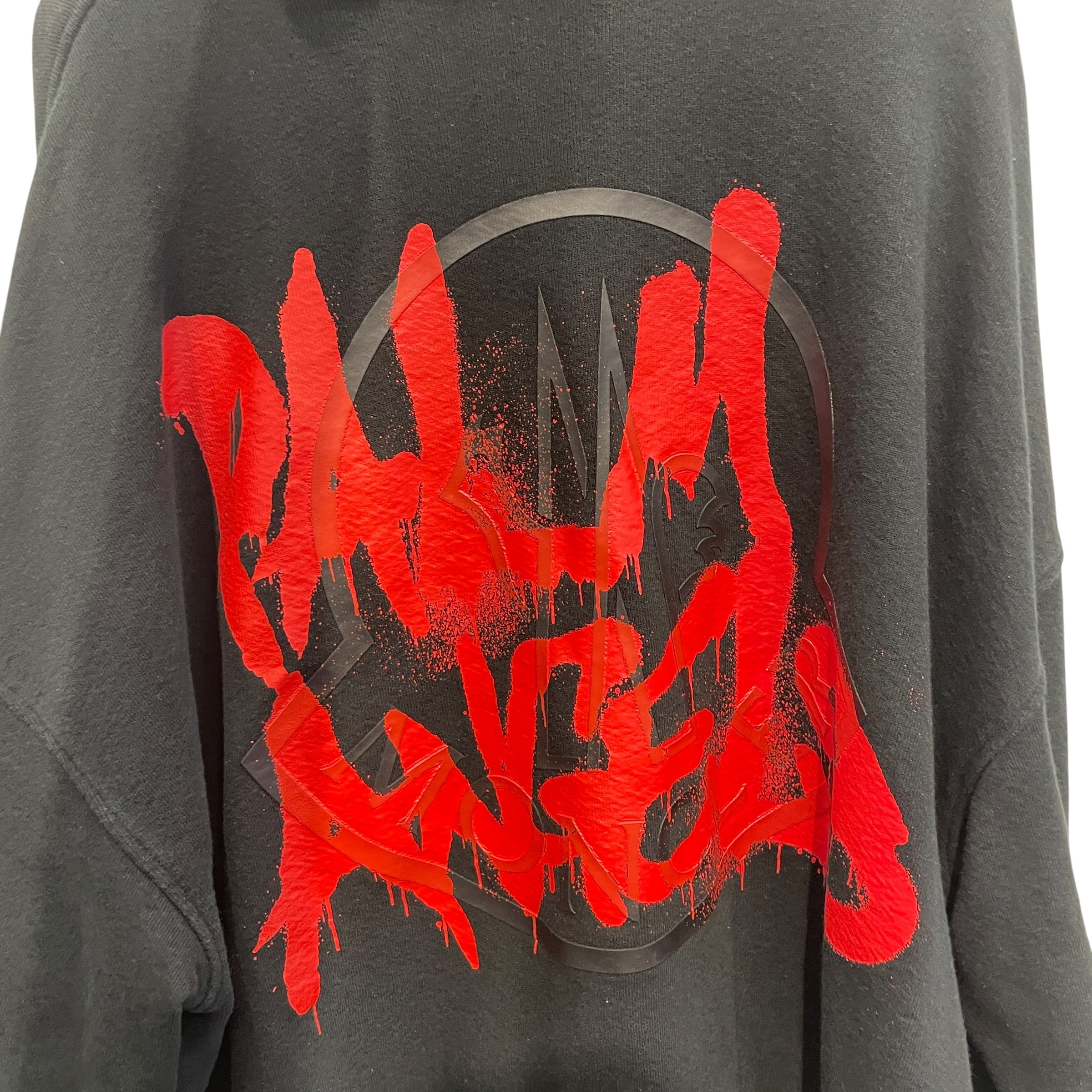 MONCLER/Palm Angels/Hoodie/M/Graphic/Cotton/BLK/BACK LOGO view 3