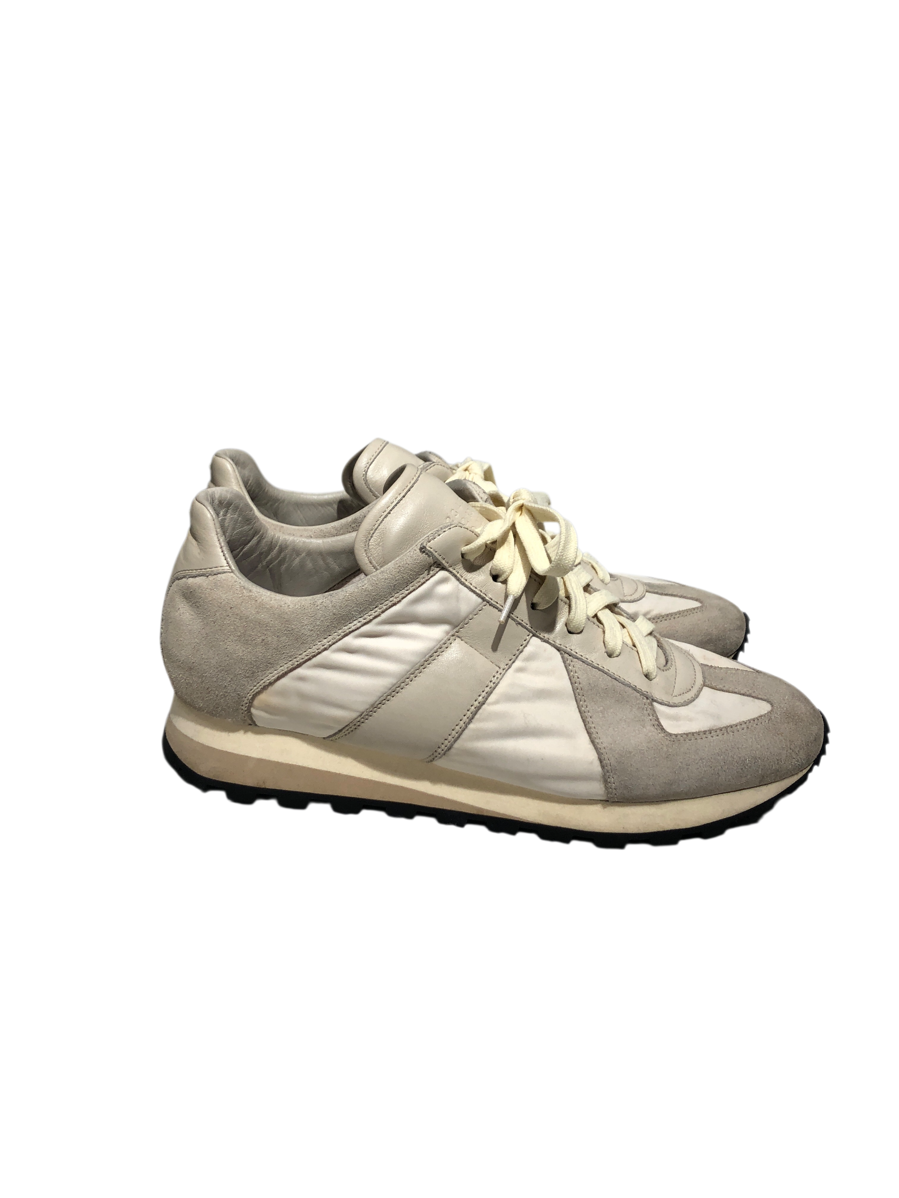 Maison Margiela/Low-Sneakers/EU 42/Cotton/CRM/Retro Runner view 3