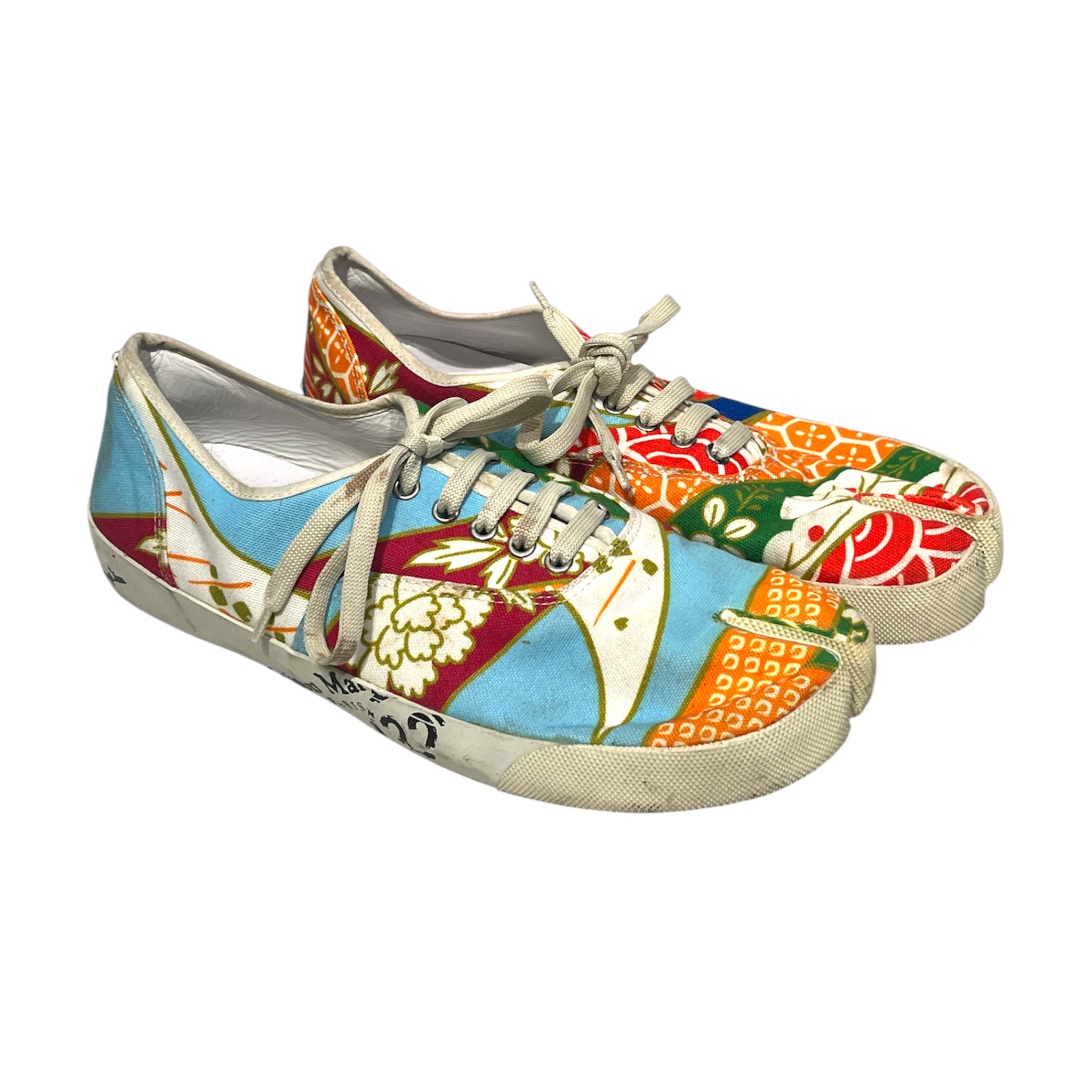 Maison Margiela/Low-Sneakers/US 11/All Over Print/Cotton/MLT/Plain-Toe/TABI view 1