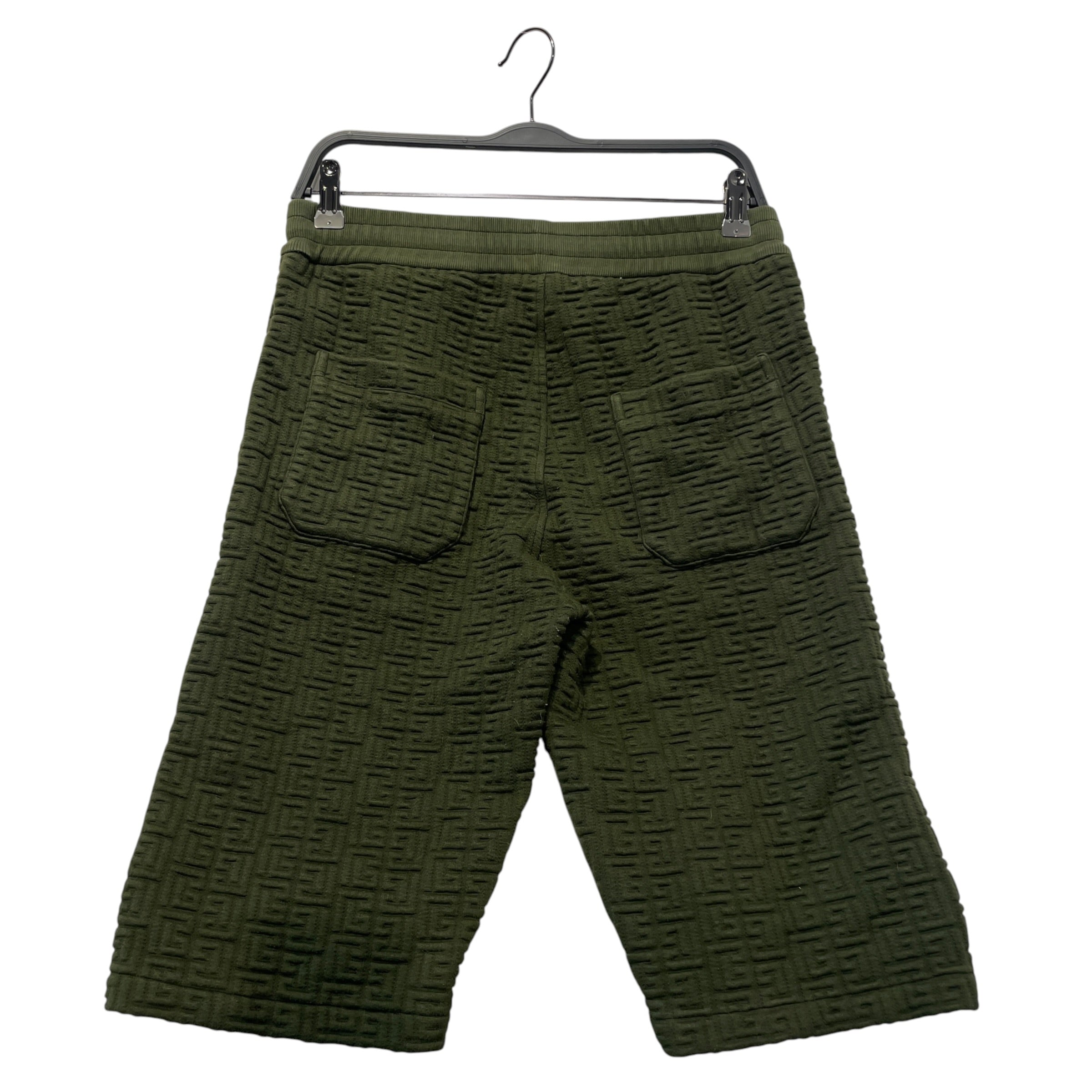 BALMAIN/Shorts/S/Cotton/GRN/textured Burmuda Short view 2