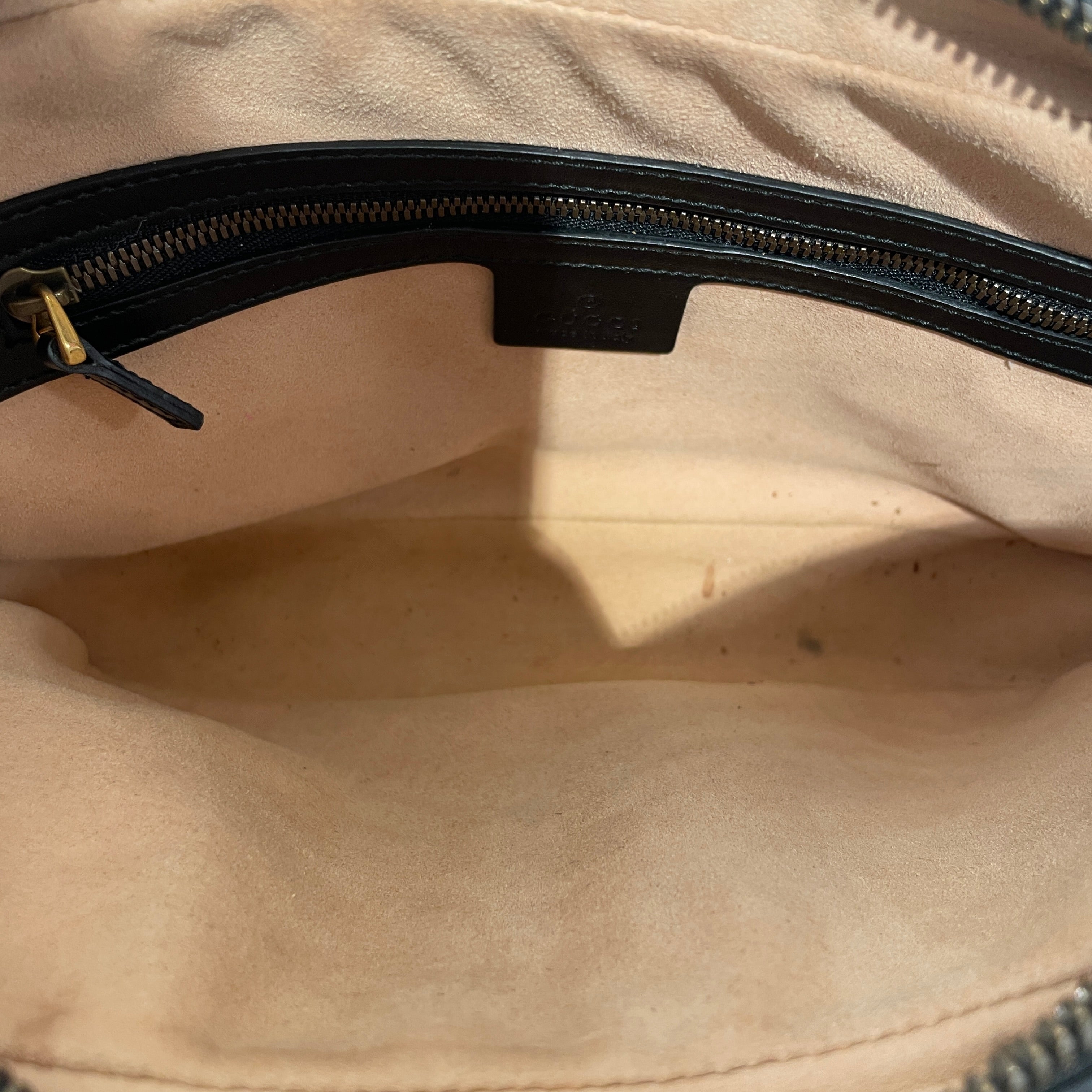 GUCCI/Bag/Leather/BLK/QUILTED MARMOT view 4