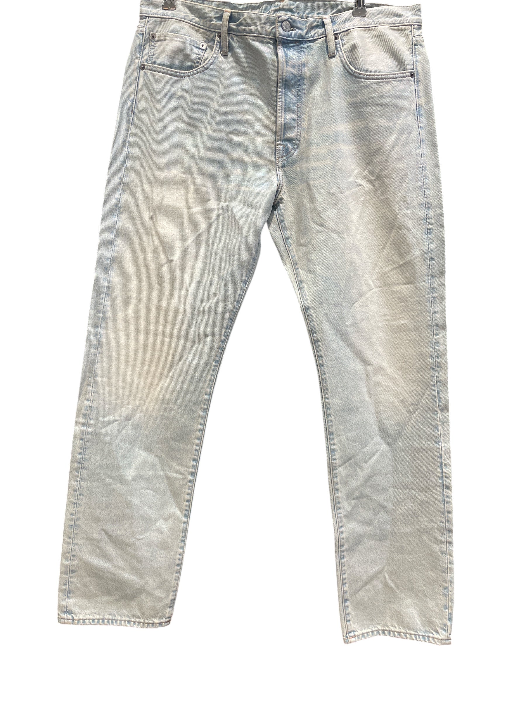 Acne Studios/Bootcut Pants/36/BLU/Wide Leg Gloss Cow Leather view 1