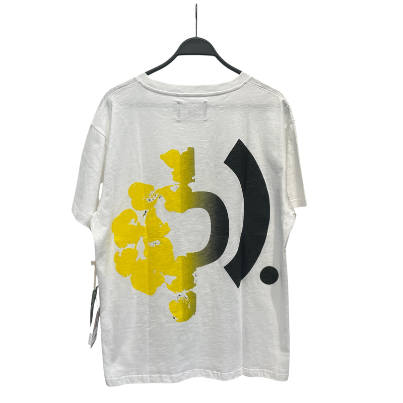 DENIM TEARS/T-Shirt/L/Cotton/WHT/Graphic/BSTROY DENIM TEARS CROWN