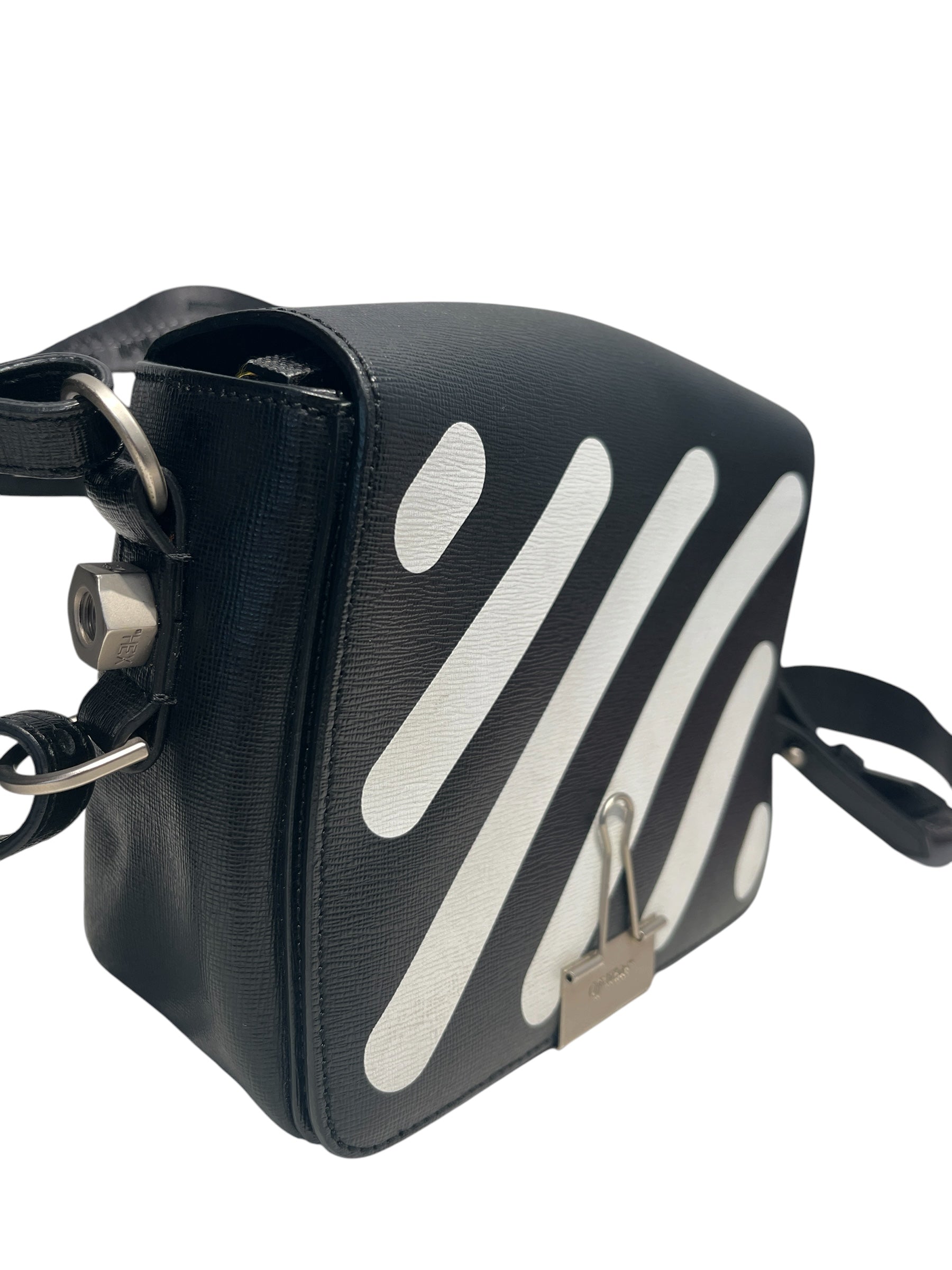 OFF-WHITE/Cross Body Bag/Leather/BLK/ view 6