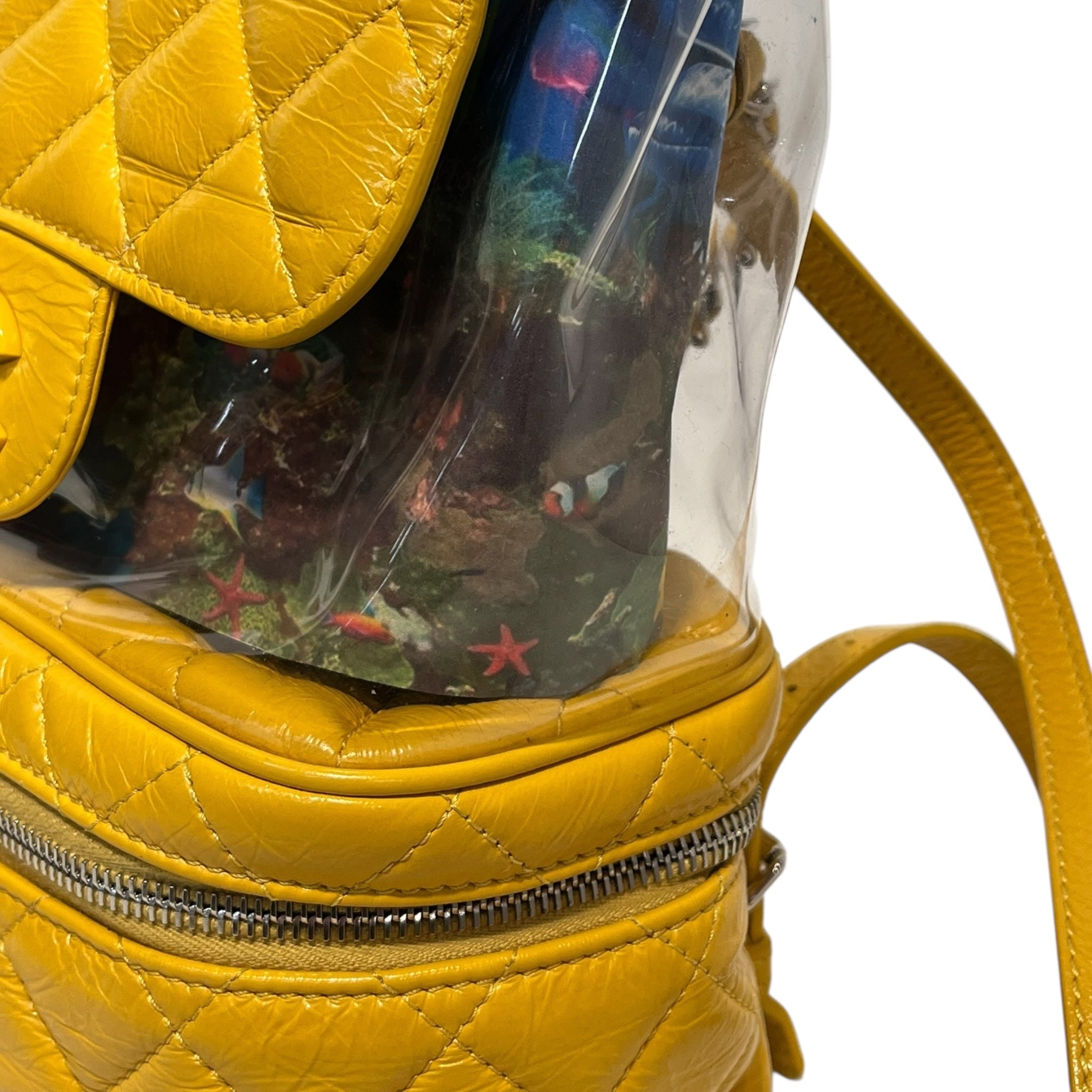 CHANEL/Backpack/Leather/YEL/ view 10