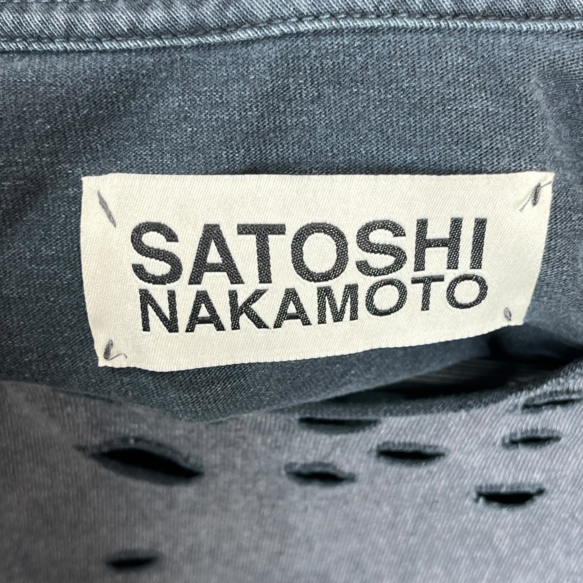 SATOSHI NAKAMOTO/T-Shirt/XL/Cotton/GLD/Paint Effect T-Shirt view 3